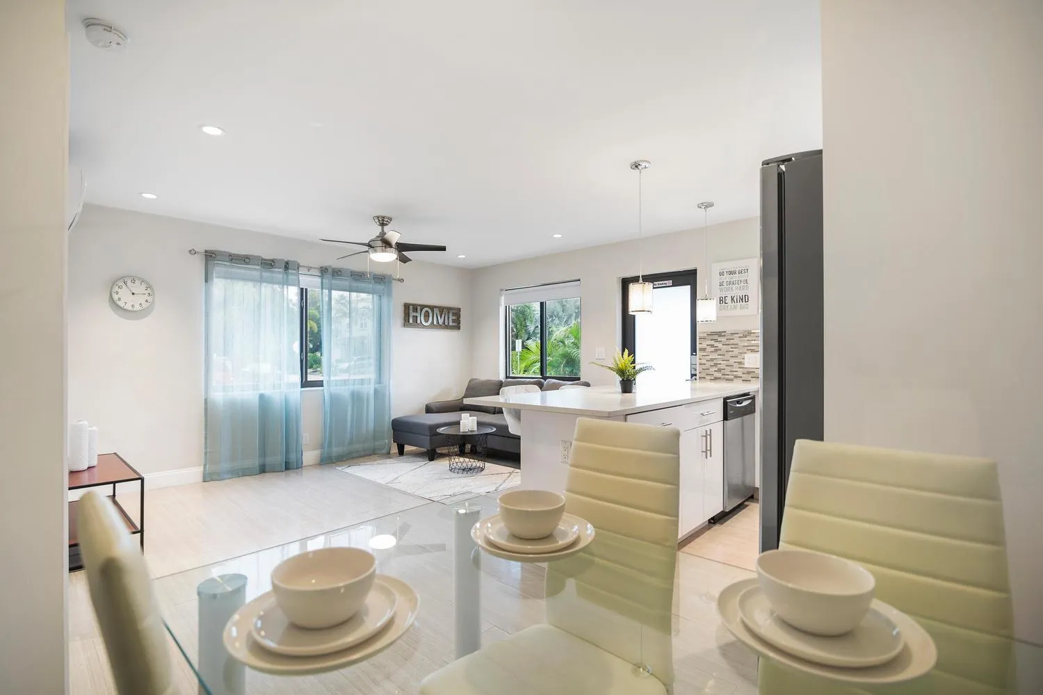 Living room in Alani Bay Condos