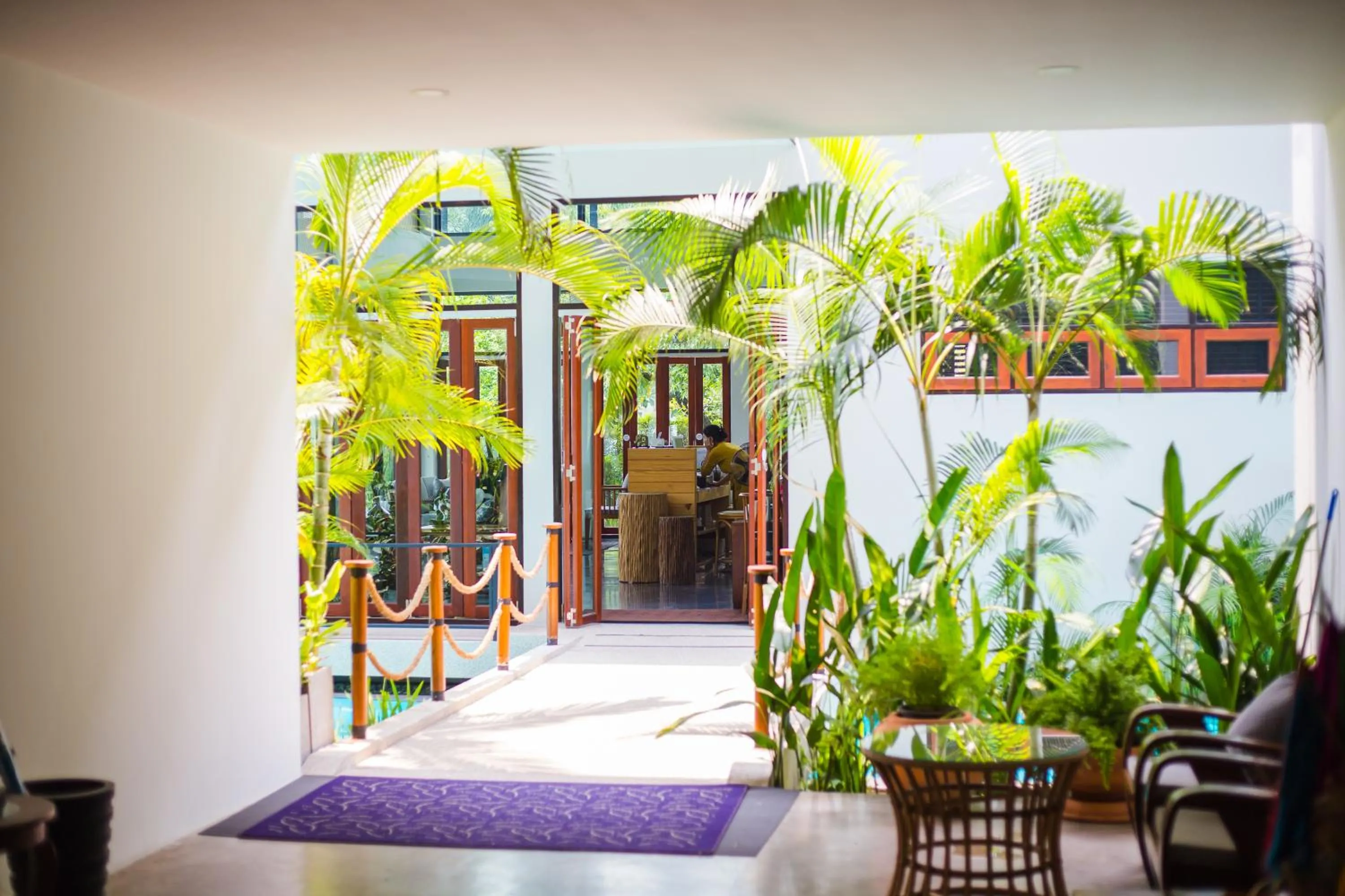 Garden view in NAI YA Hotel -SHA Extra Plus