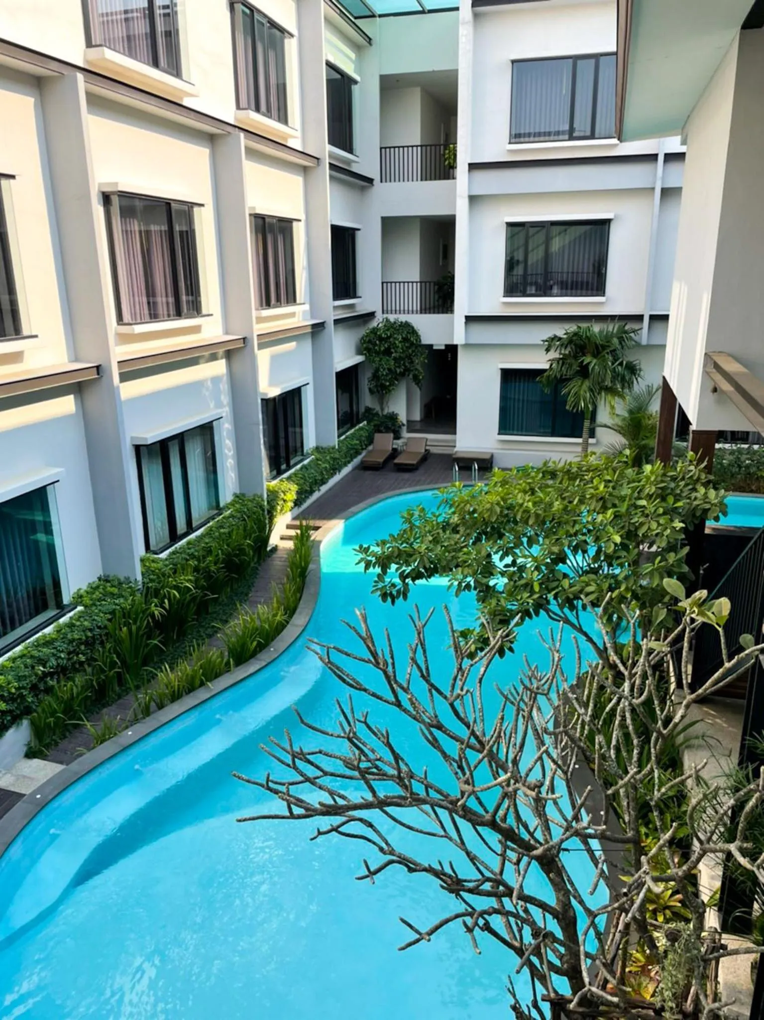 Pool view in NAI YA Hotel -SHA Extra Plus