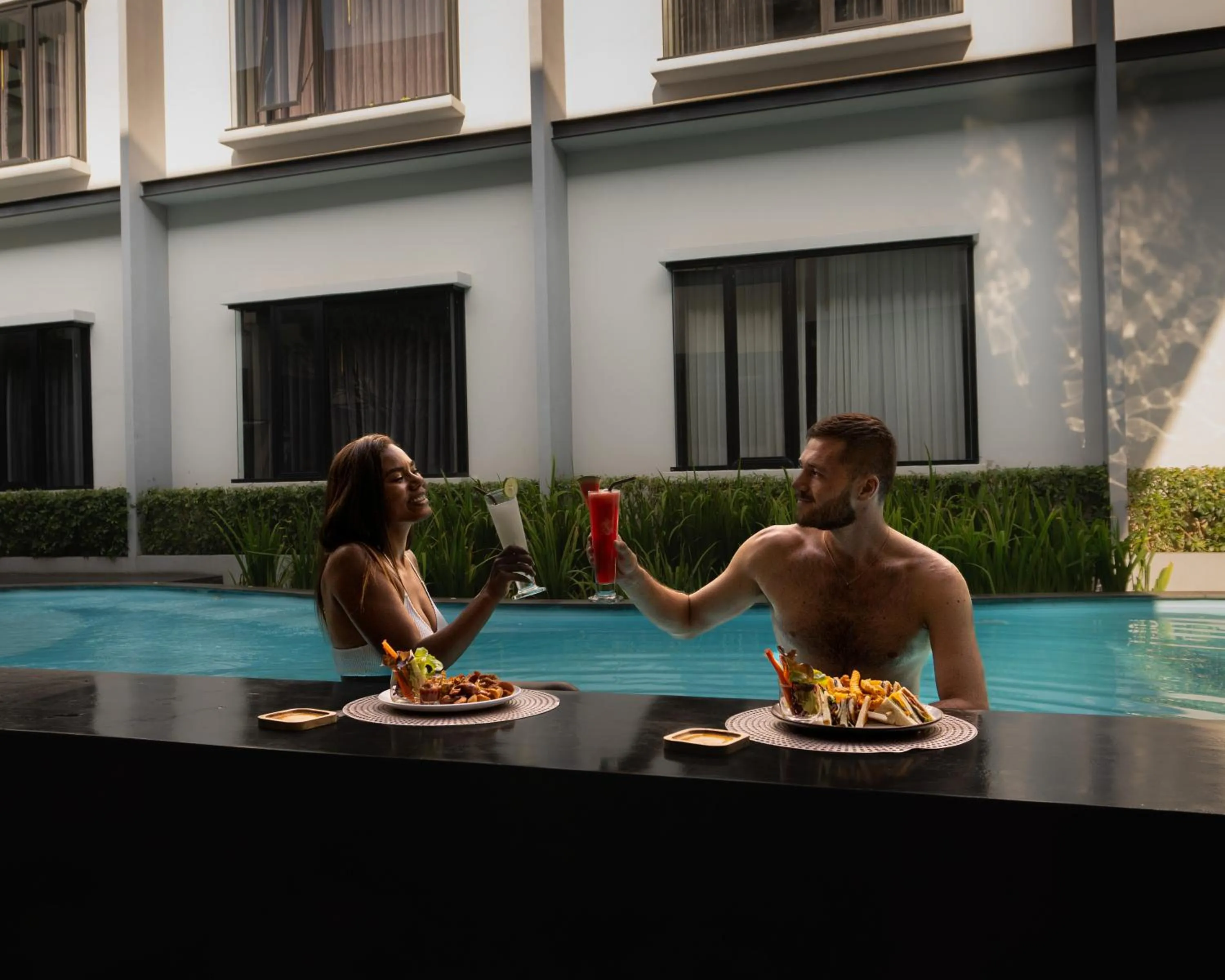 Swimming pool in NAI YA Hotel -SHA Extra Plus