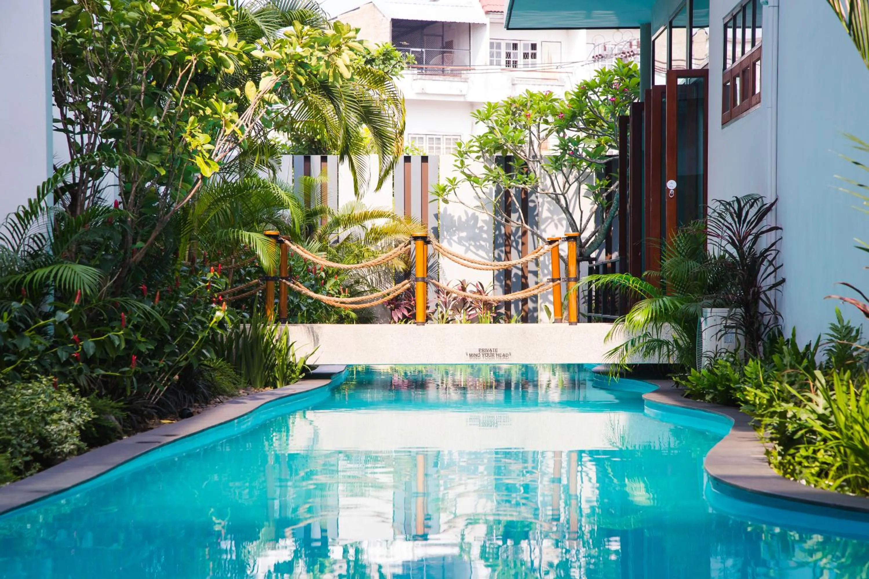 Pool view in NAI YA Hotel -SHA Extra Plus