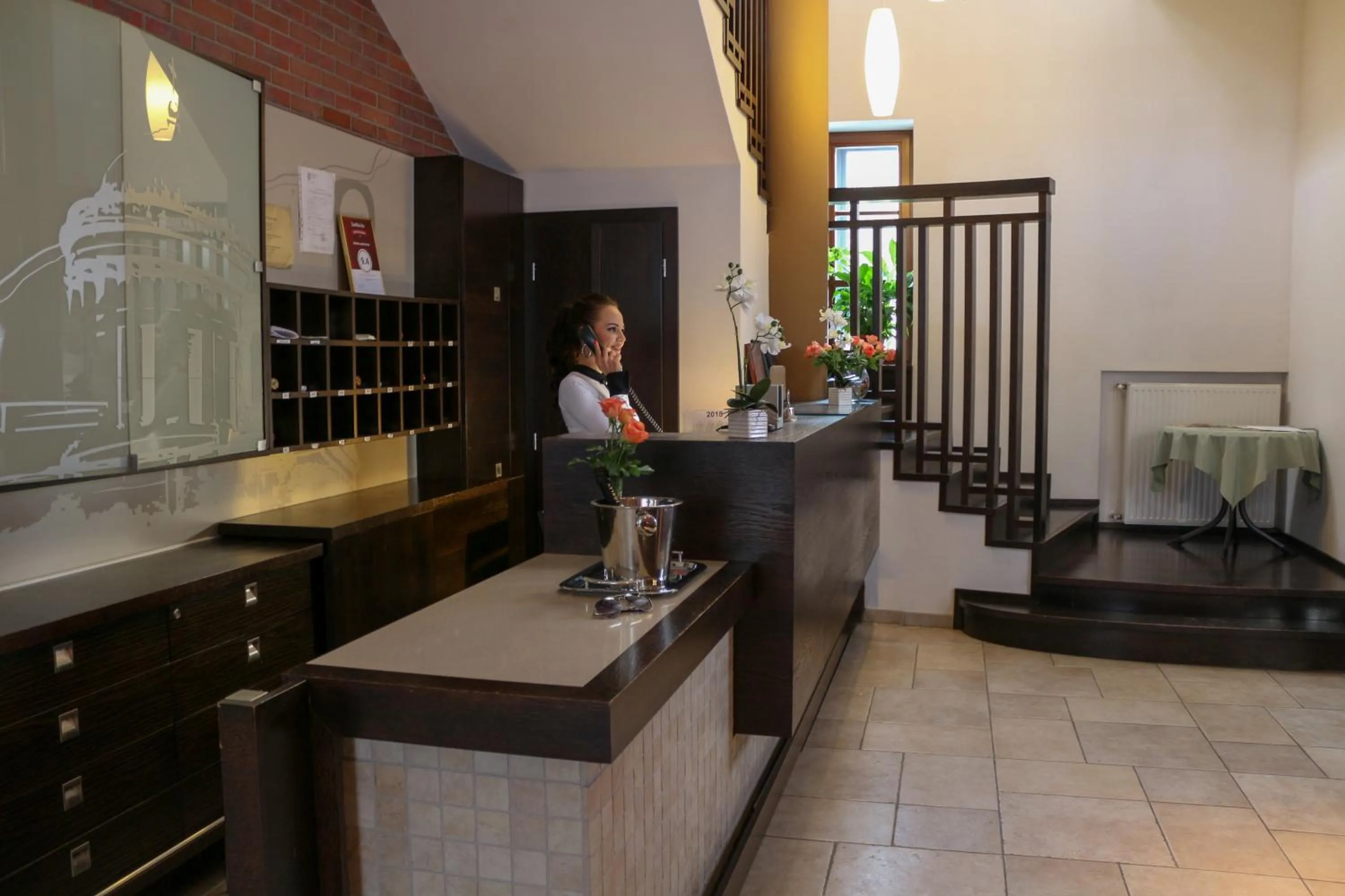 Lobby or reception in Bazilika alatt Panzió