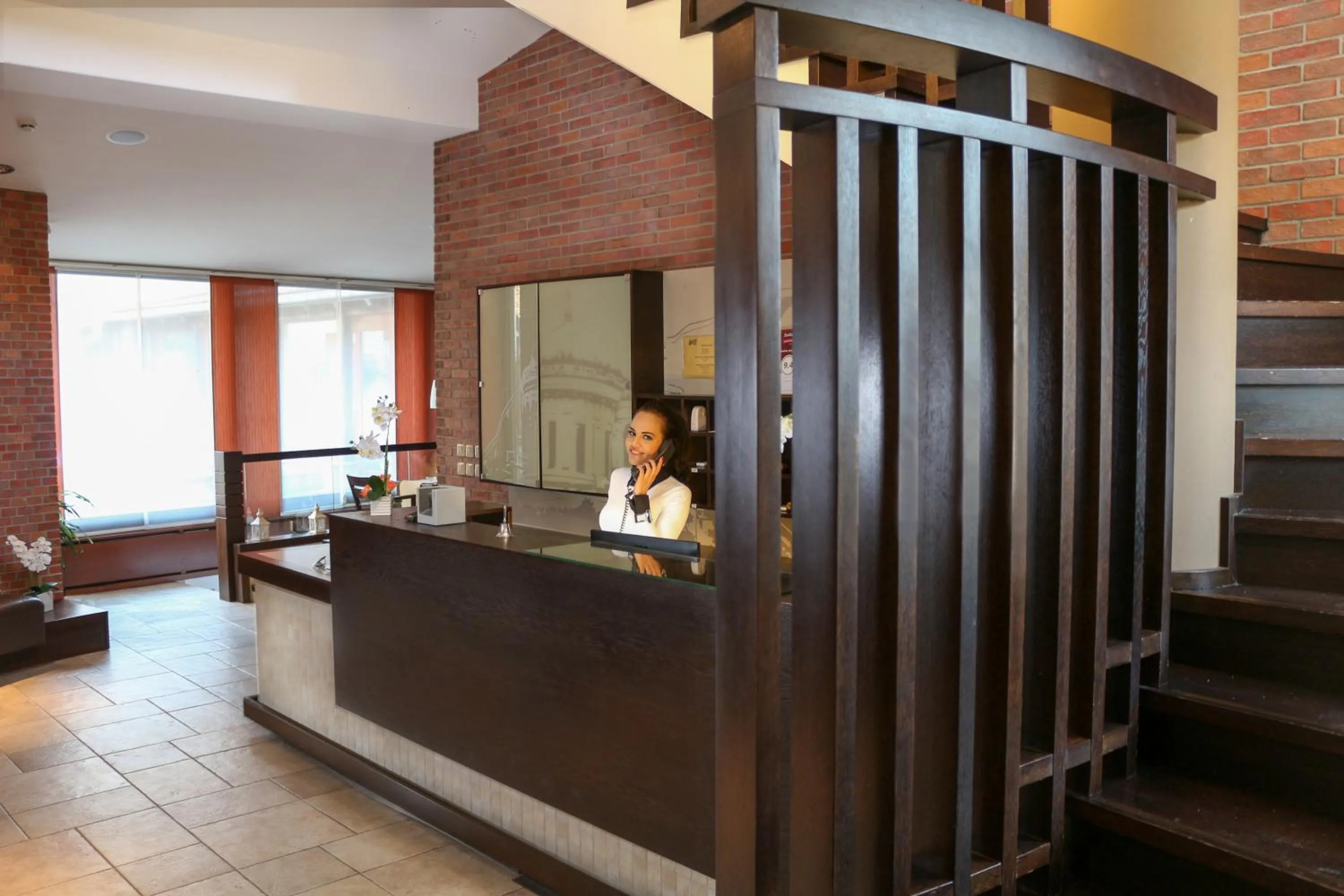 Lobby or reception in Bazilika alatt Panzió