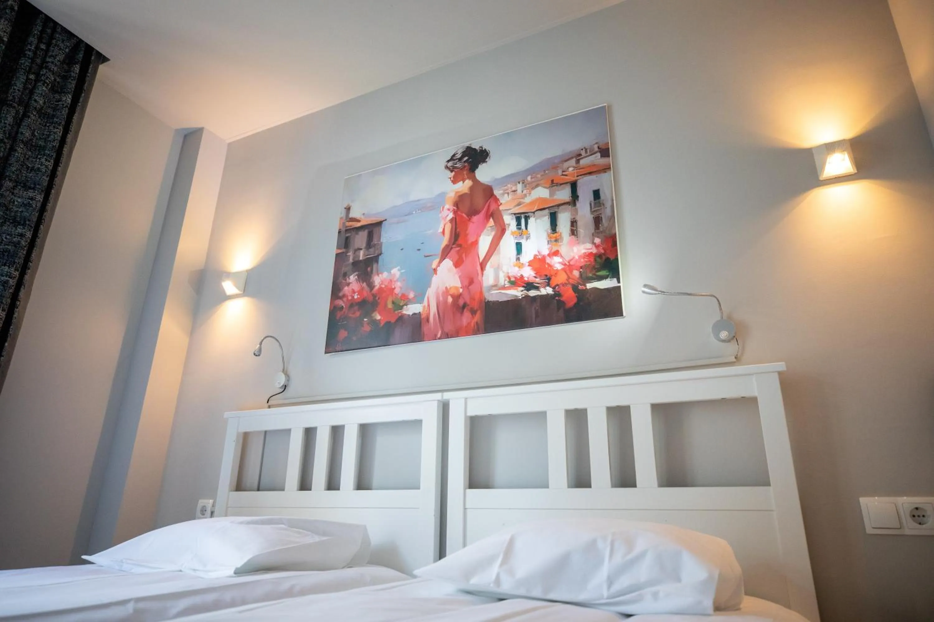 Decorative detail, Bed in Hotel Bristol