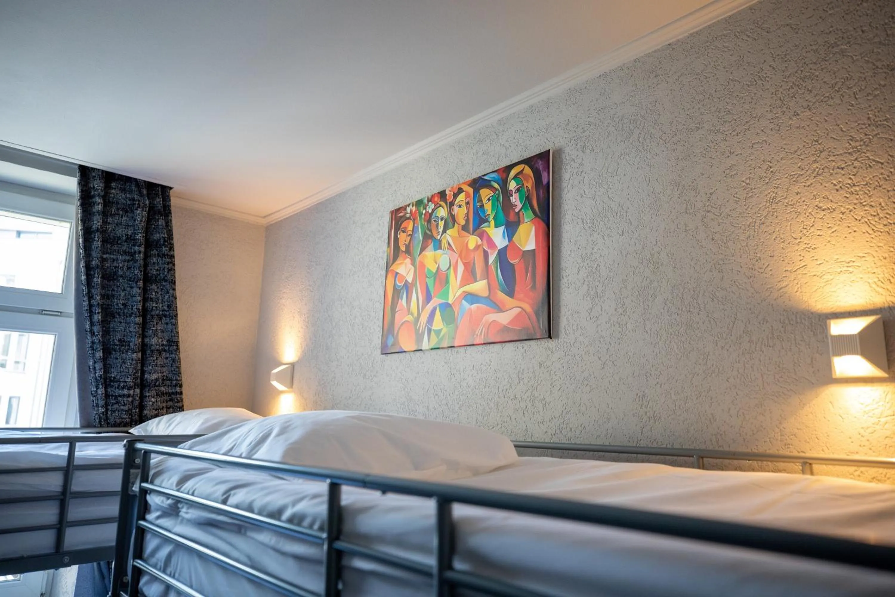 Decorative detail, Bed in Hotel Bristol