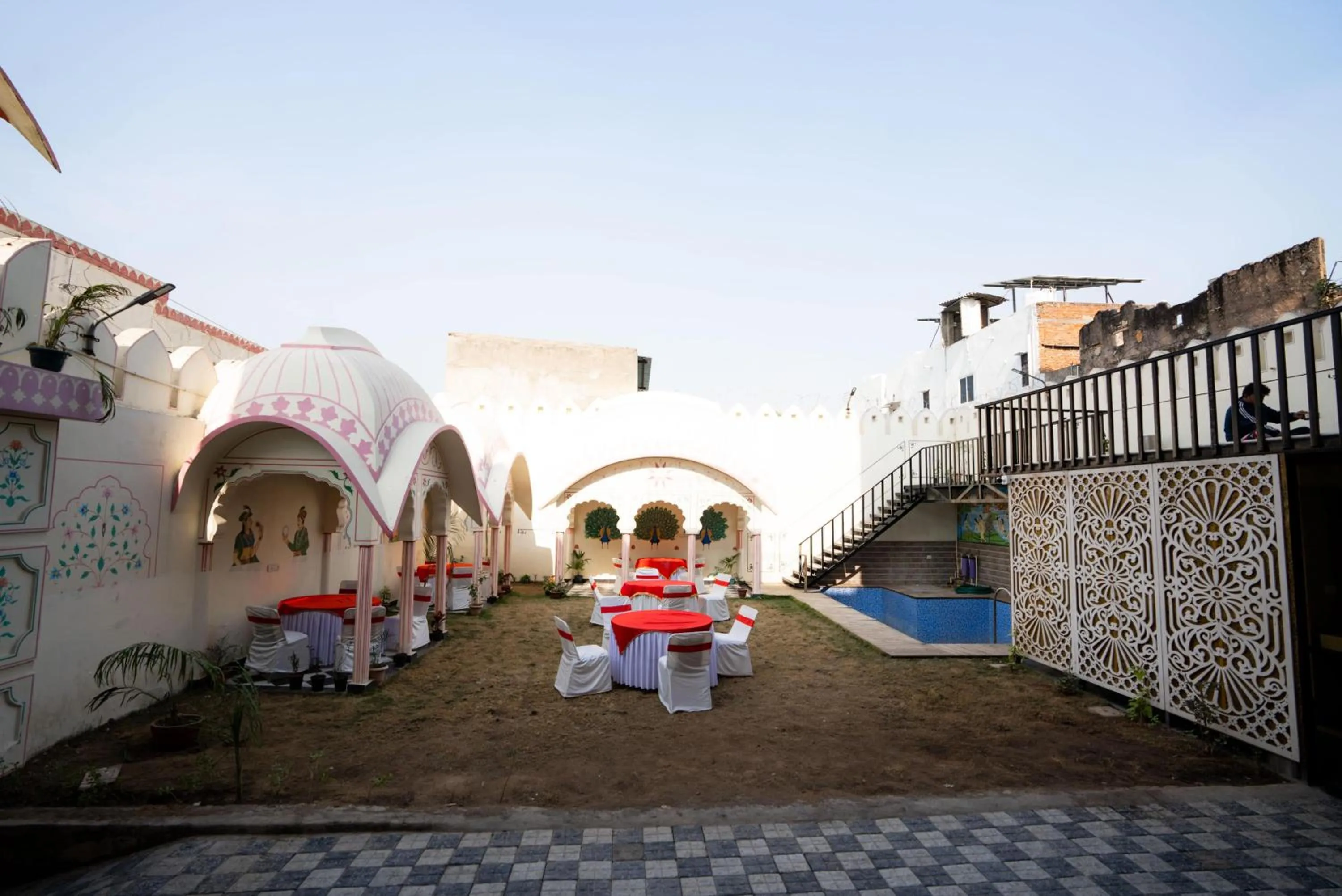 Swimming pool in Hotel RR 62-Jaipur City Centre Hotel
