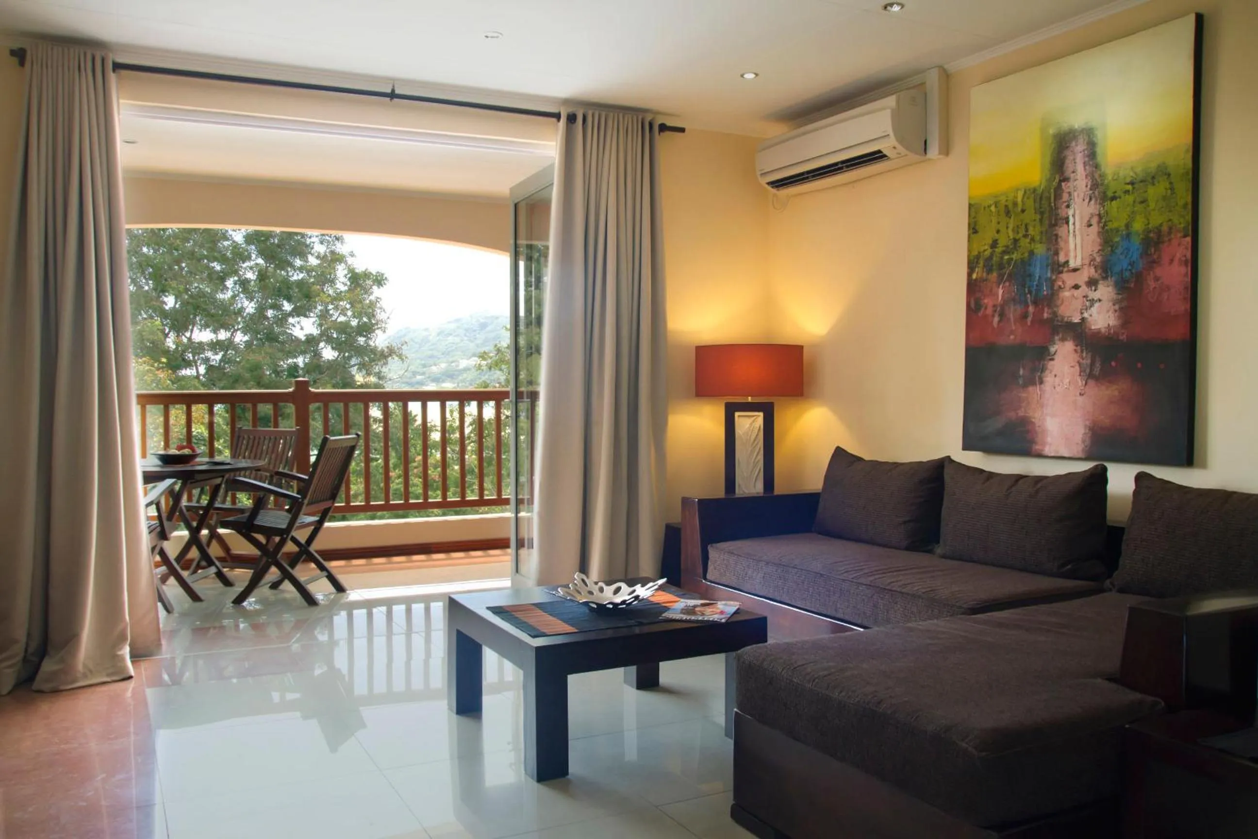 Living room in The Palm Seychelles