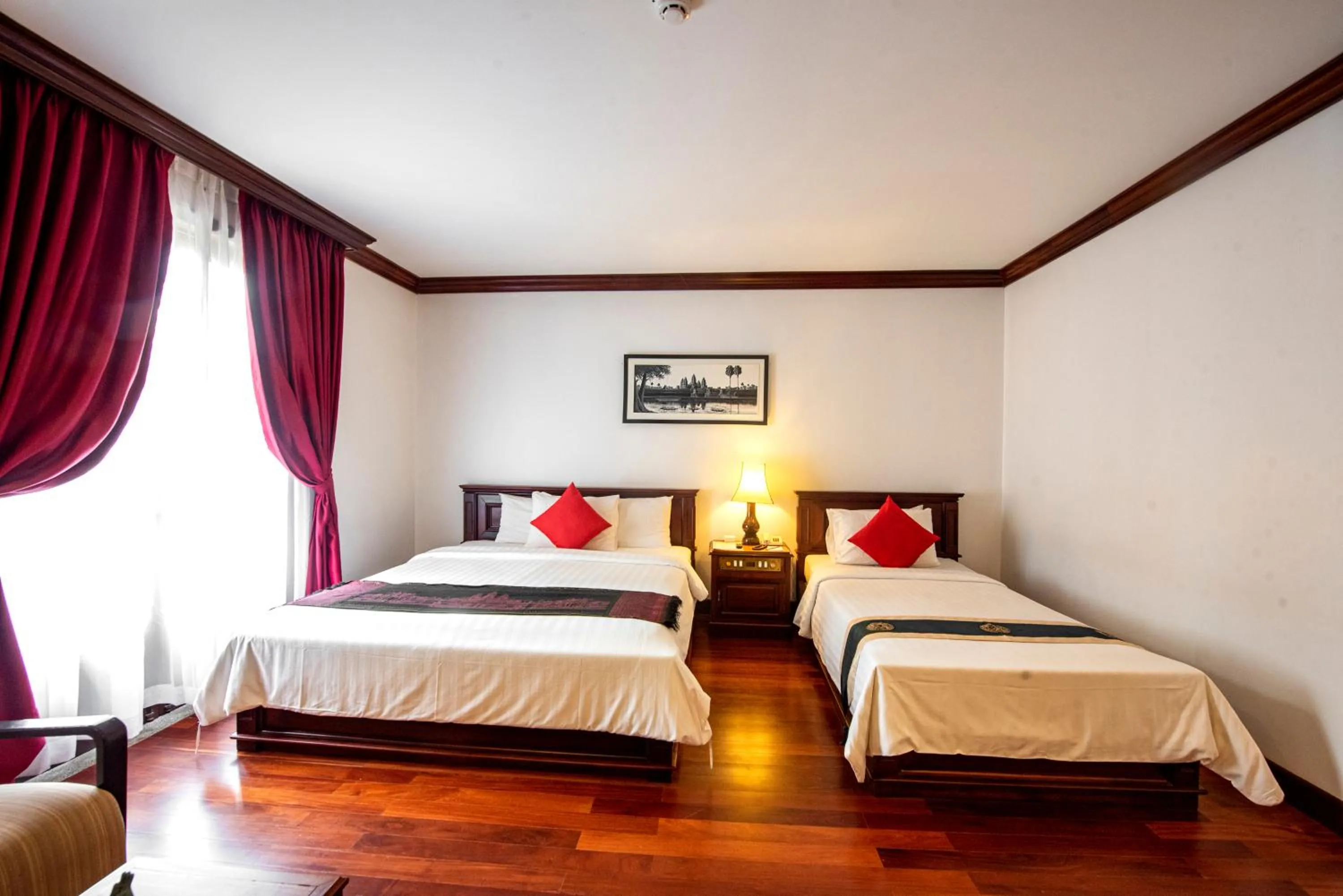 Bed in Royal Crown Hotel & Spa