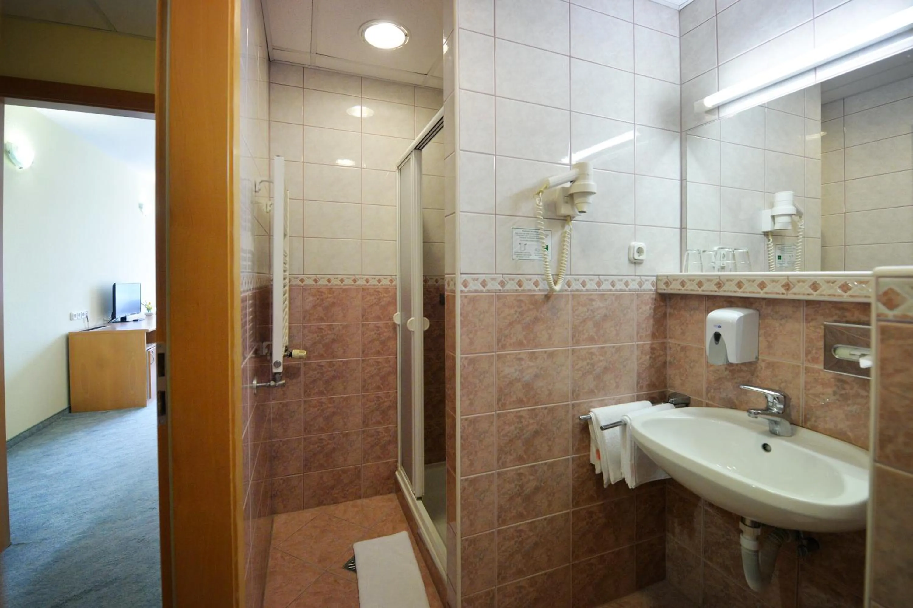 Bathroom in Panorama Hotel Noszvaj