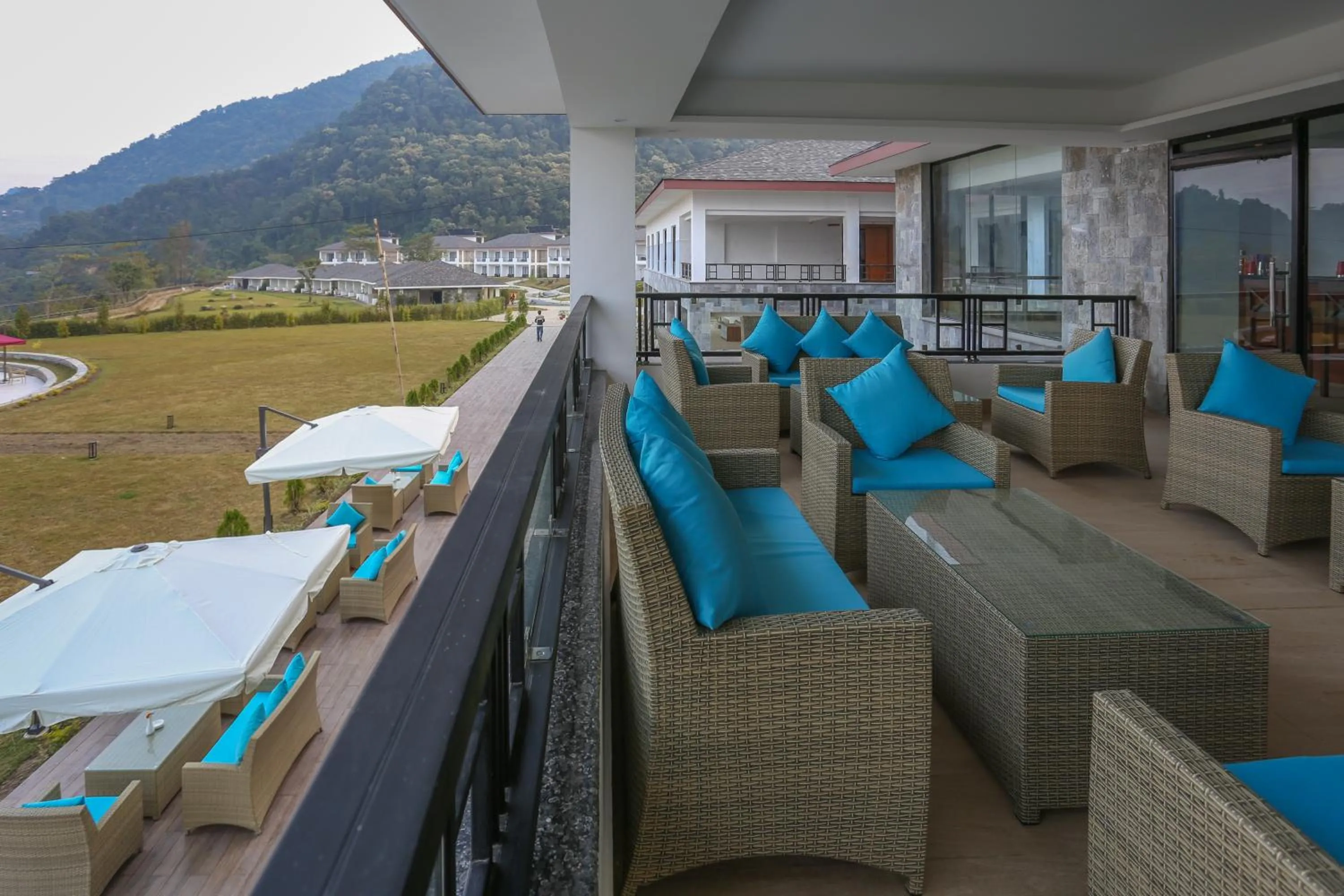 Lounge or bar in Mountain Glory Forest Resort and Spa, Pokhara