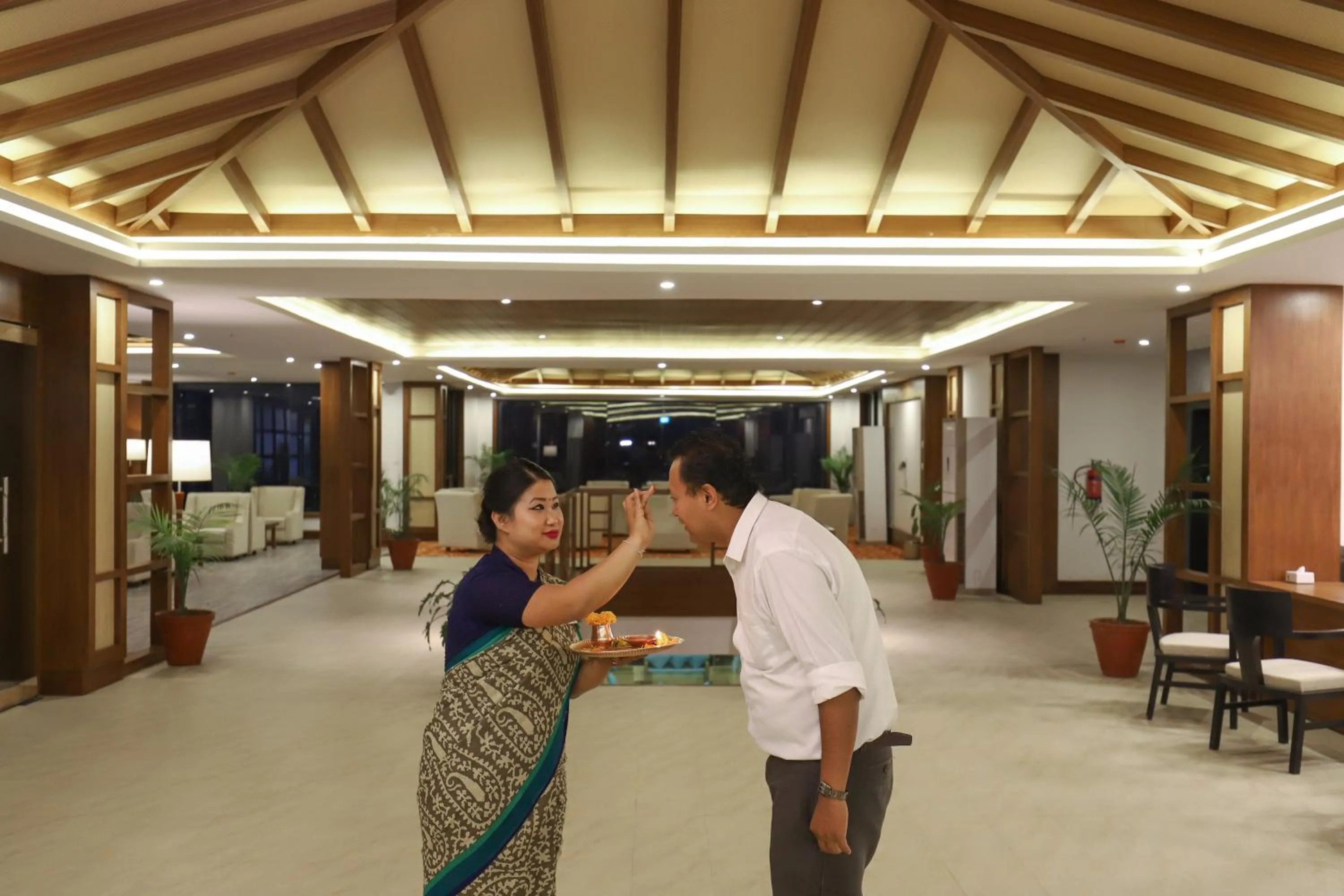Lobby or reception in Mountain Glory Forest Resort and Spa, Pokhara