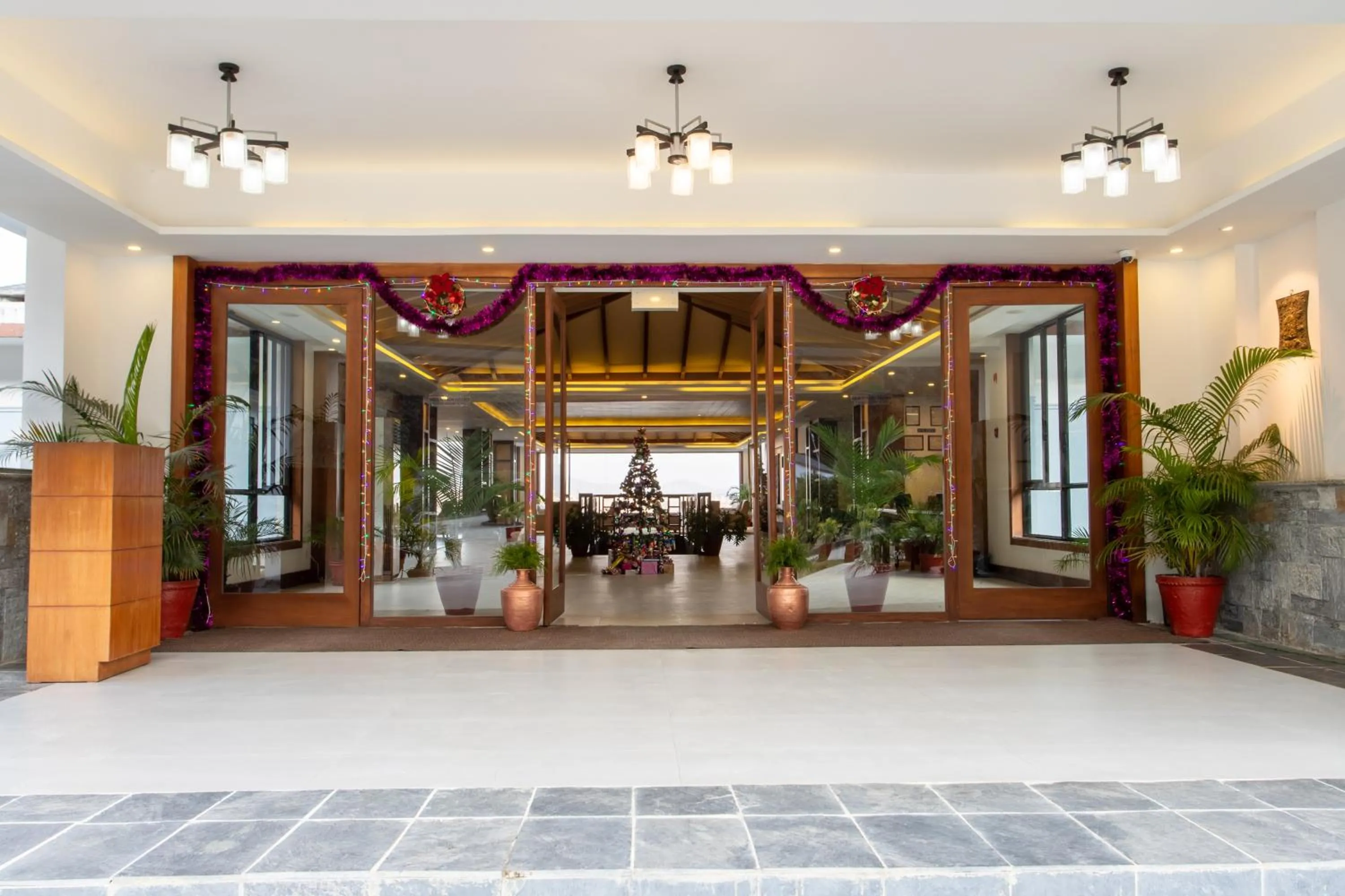 Facade/entrance in Mountain Glory Forest Resort and Spa, Pokhara