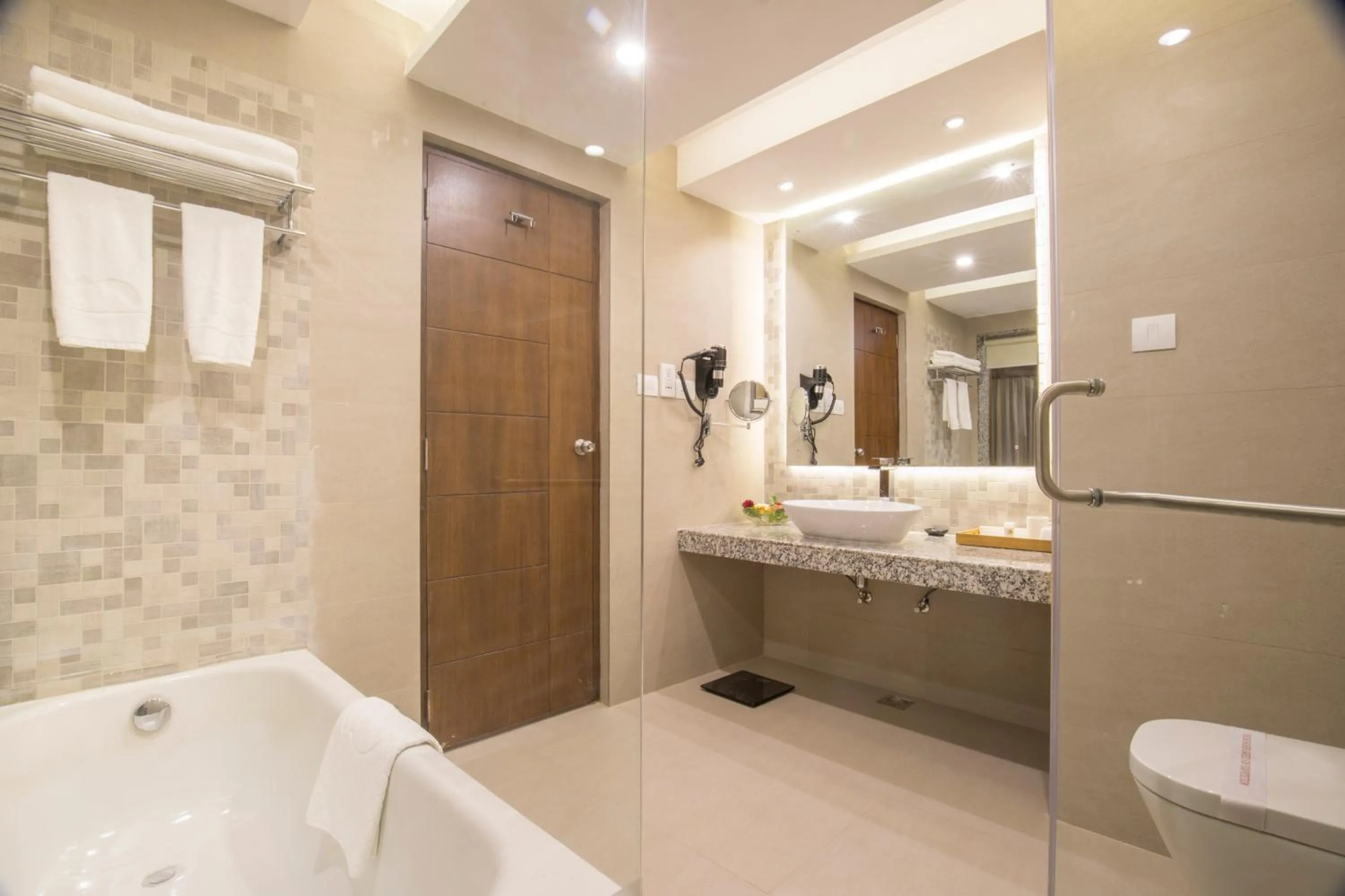 Bathroom in Mountain Glory Forest Resort and Spa, Pokhara
