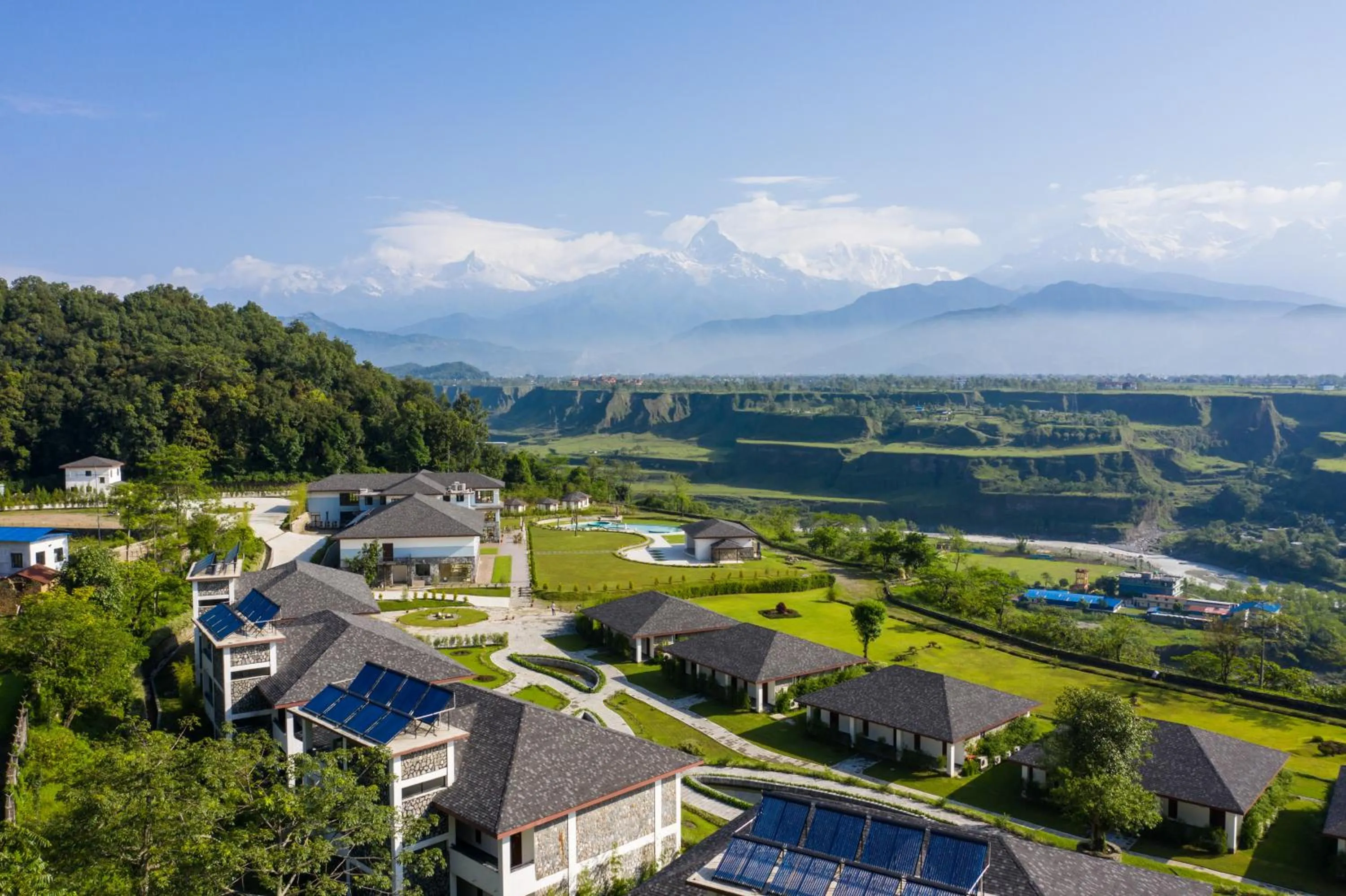 Bird's eye view in Mountain Glory Forest Resort and Spa, Pokhara