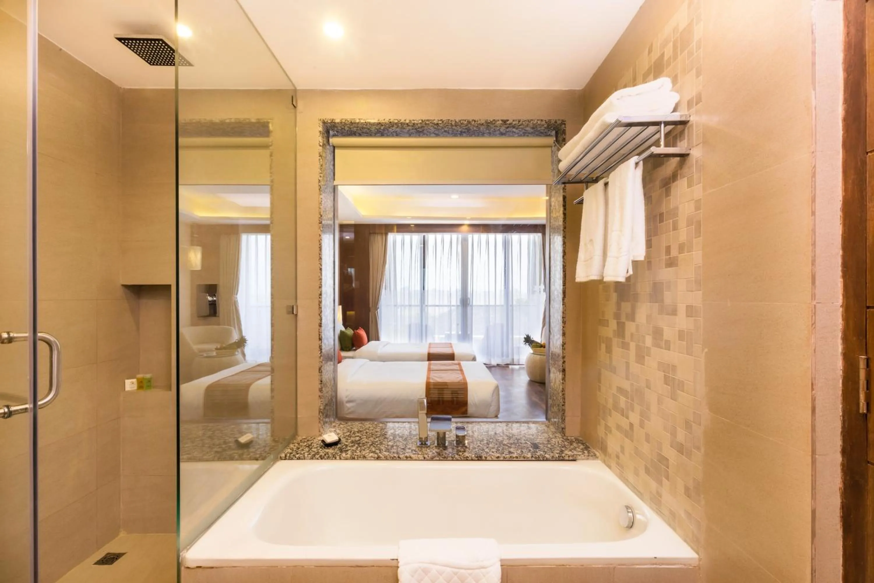 Bathroom in Mountain Glory Forest Resort and Spa, Pokhara