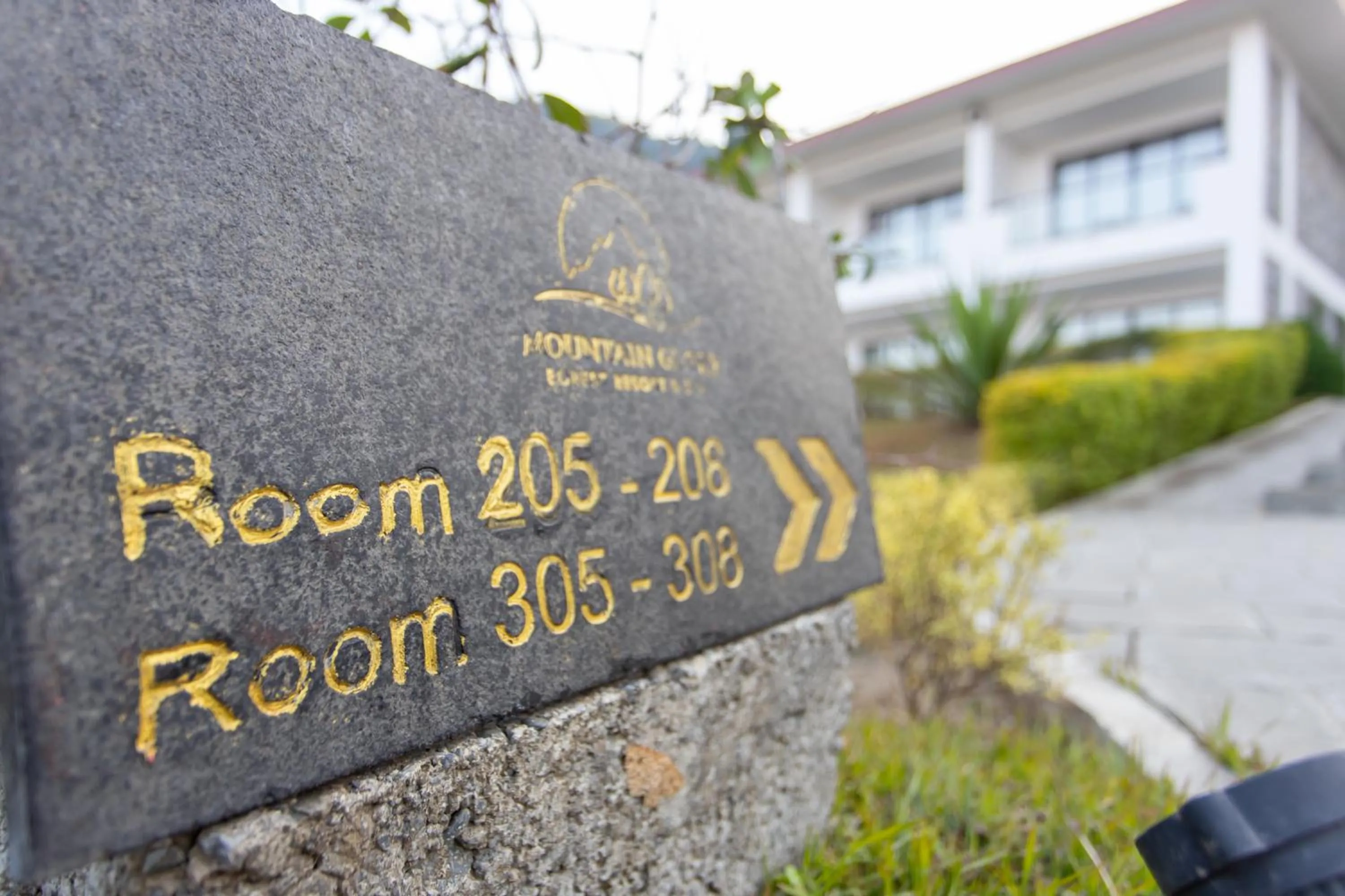 Property logo or sign in Mountain Glory Forest Resort and Spa, Pokhara