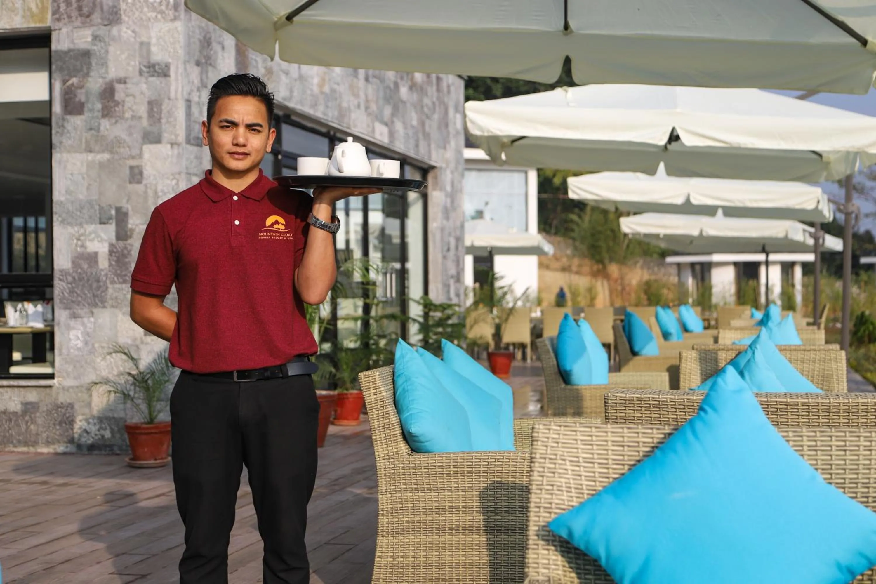 Staff in Mountain Glory Forest Resort and Spa, Pokhara