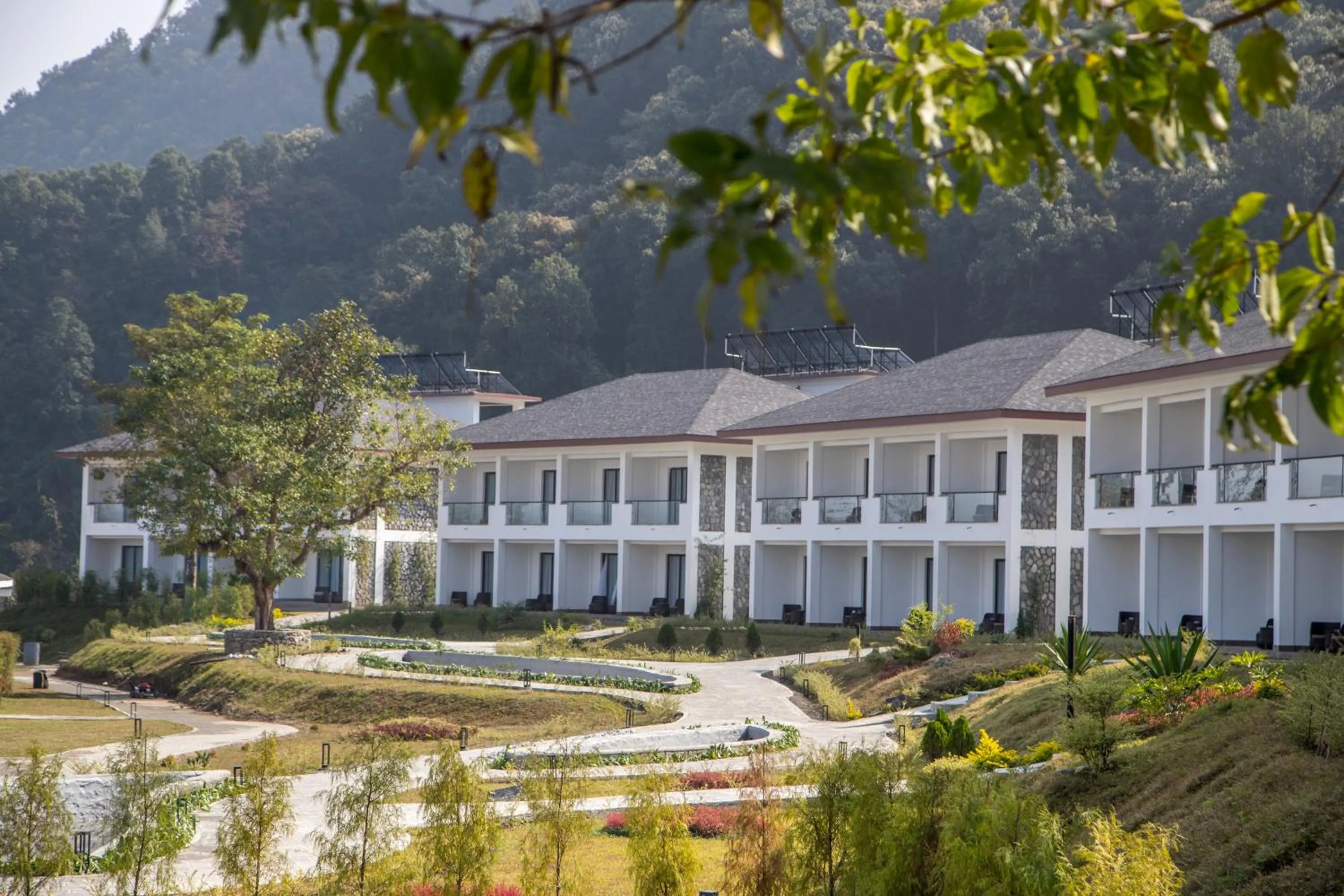 Garden in Mountain Glory Forest Resort and Spa, Pokhara