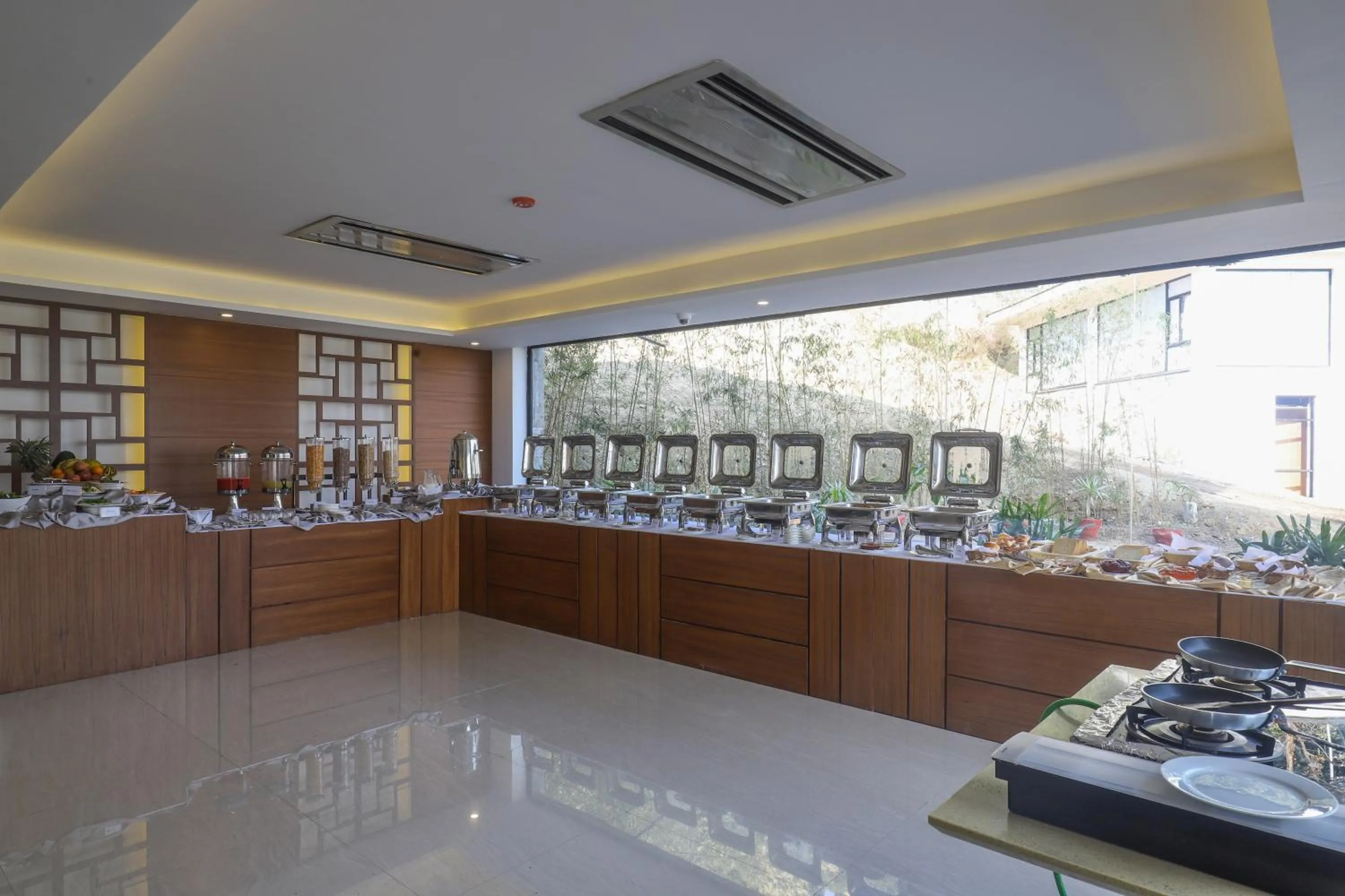 Continental breakfast in Mountain Glory Forest Resort and Spa, Pokhara