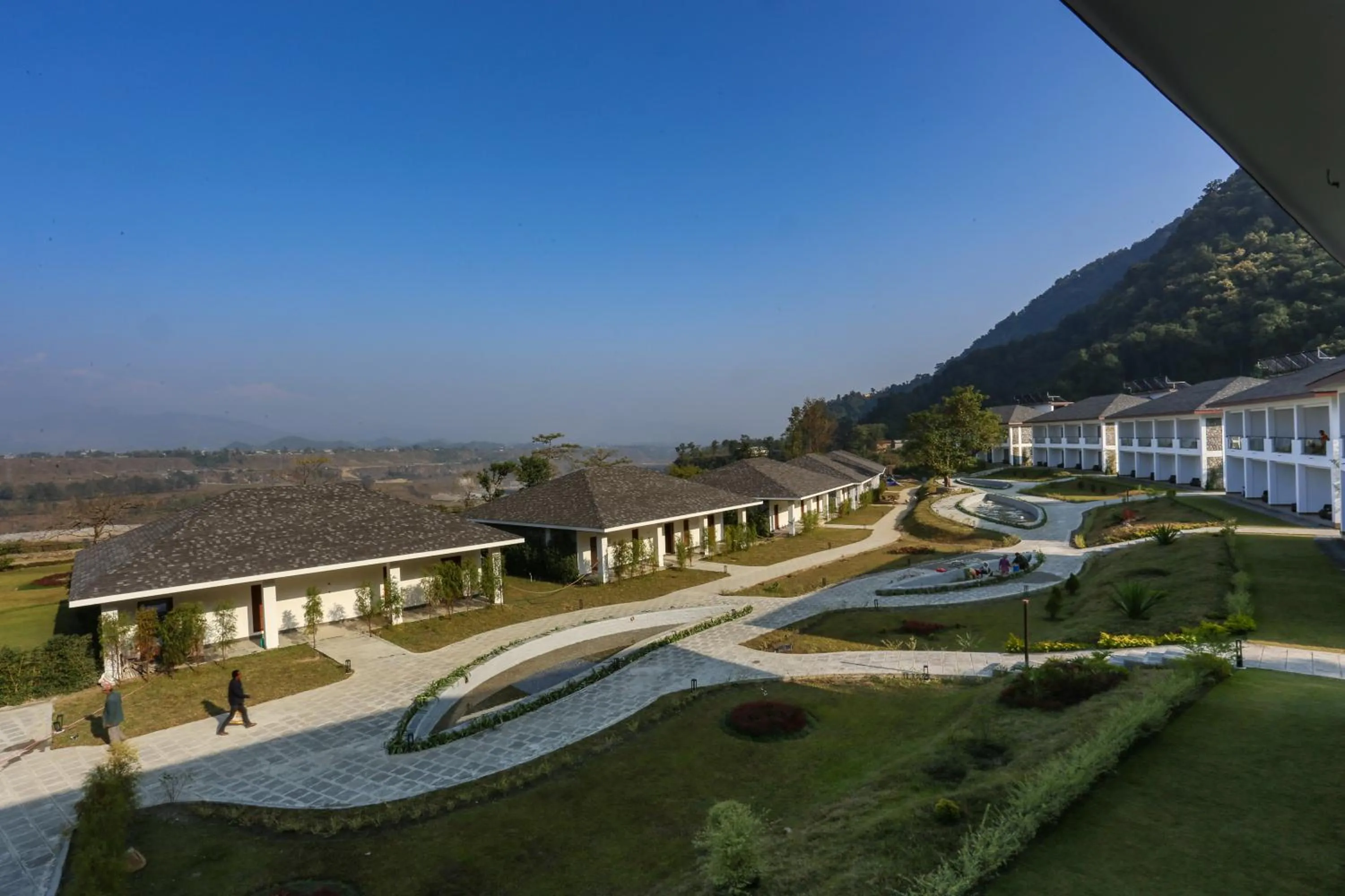 Garden in Mountain Glory Forest Resort and Spa, Pokhara