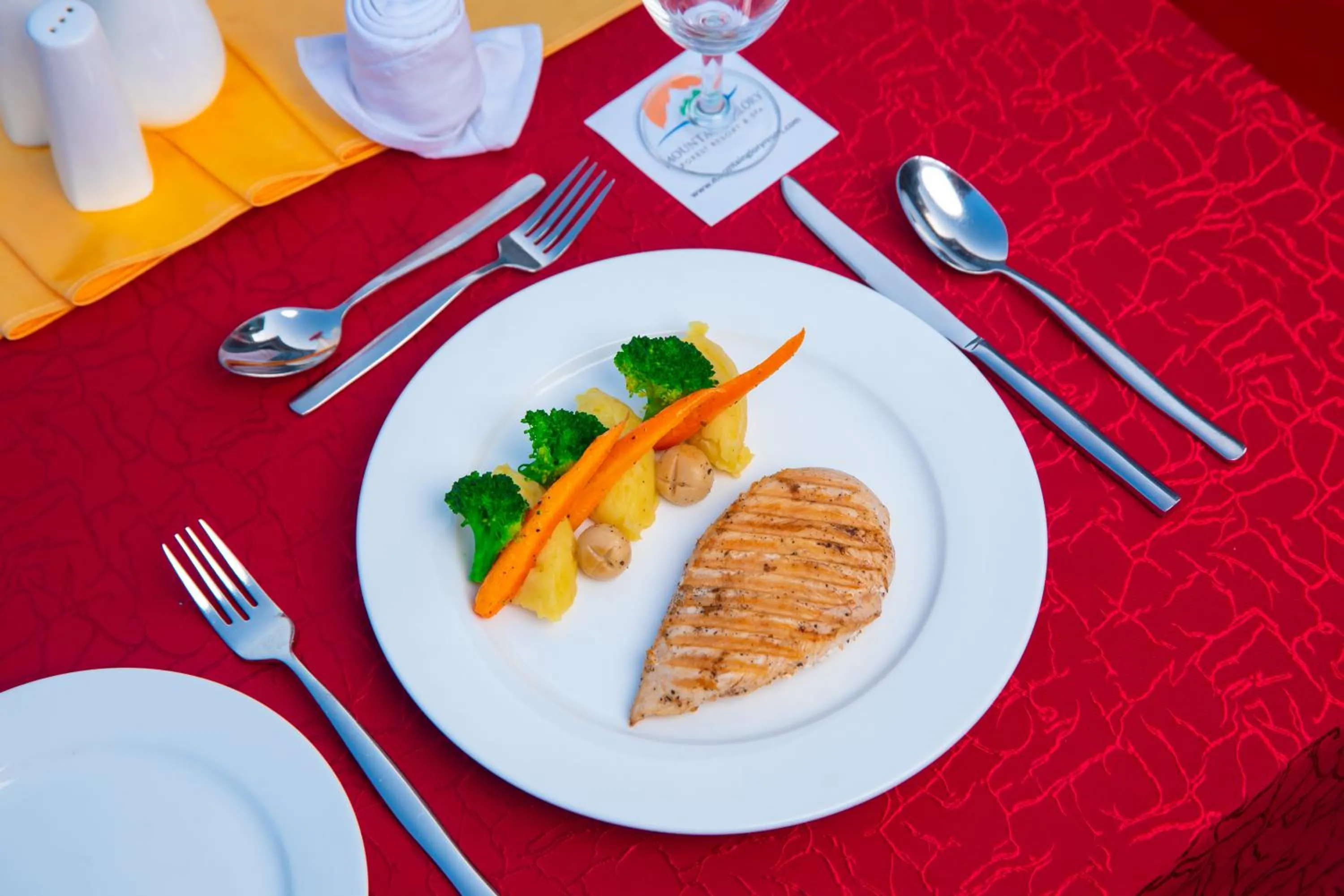 Food and drinks in Mountain Glory Forest Resort and Spa, Pokhara