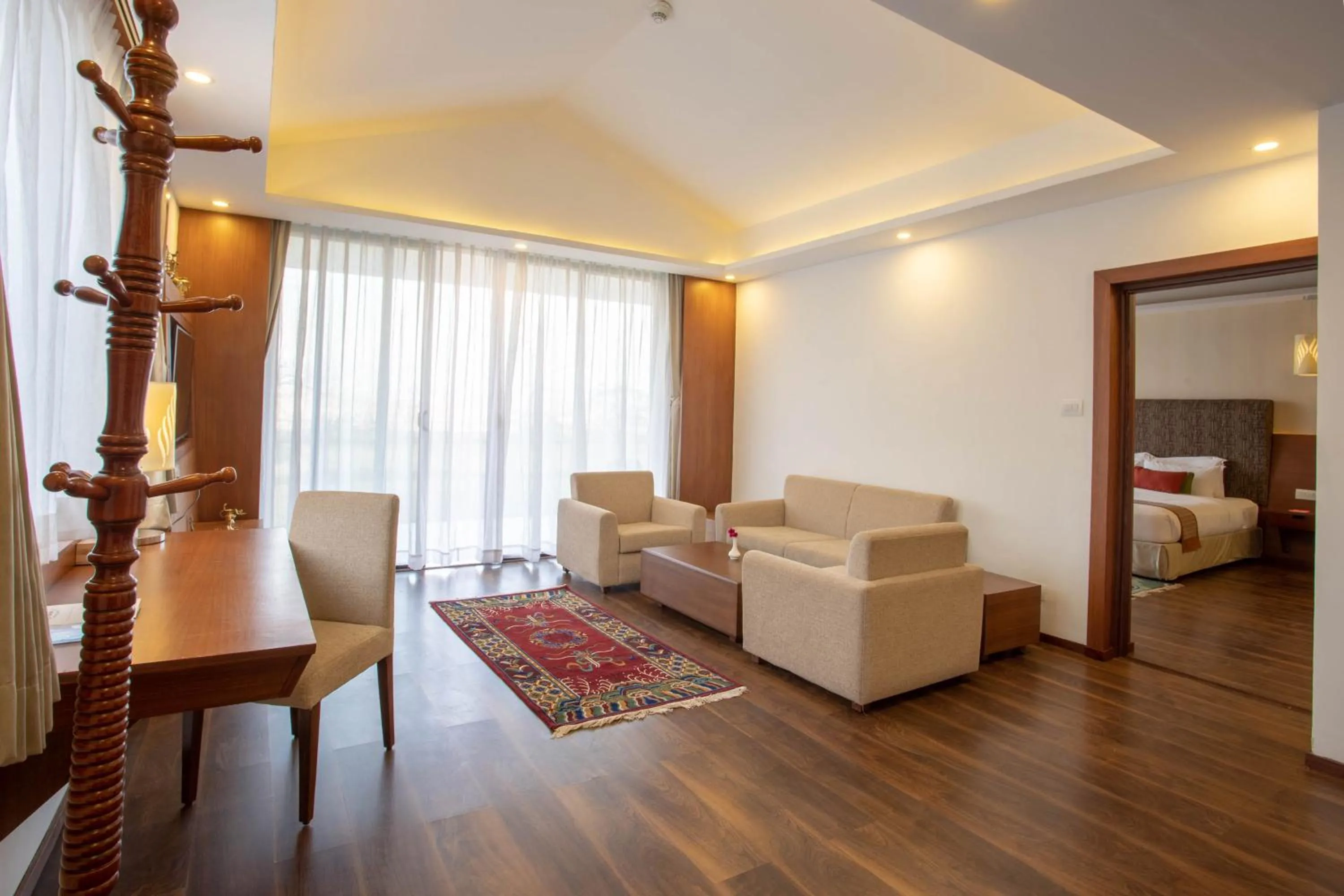 Living room in Mountain Glory Forest Resort and Spa, Pokhara