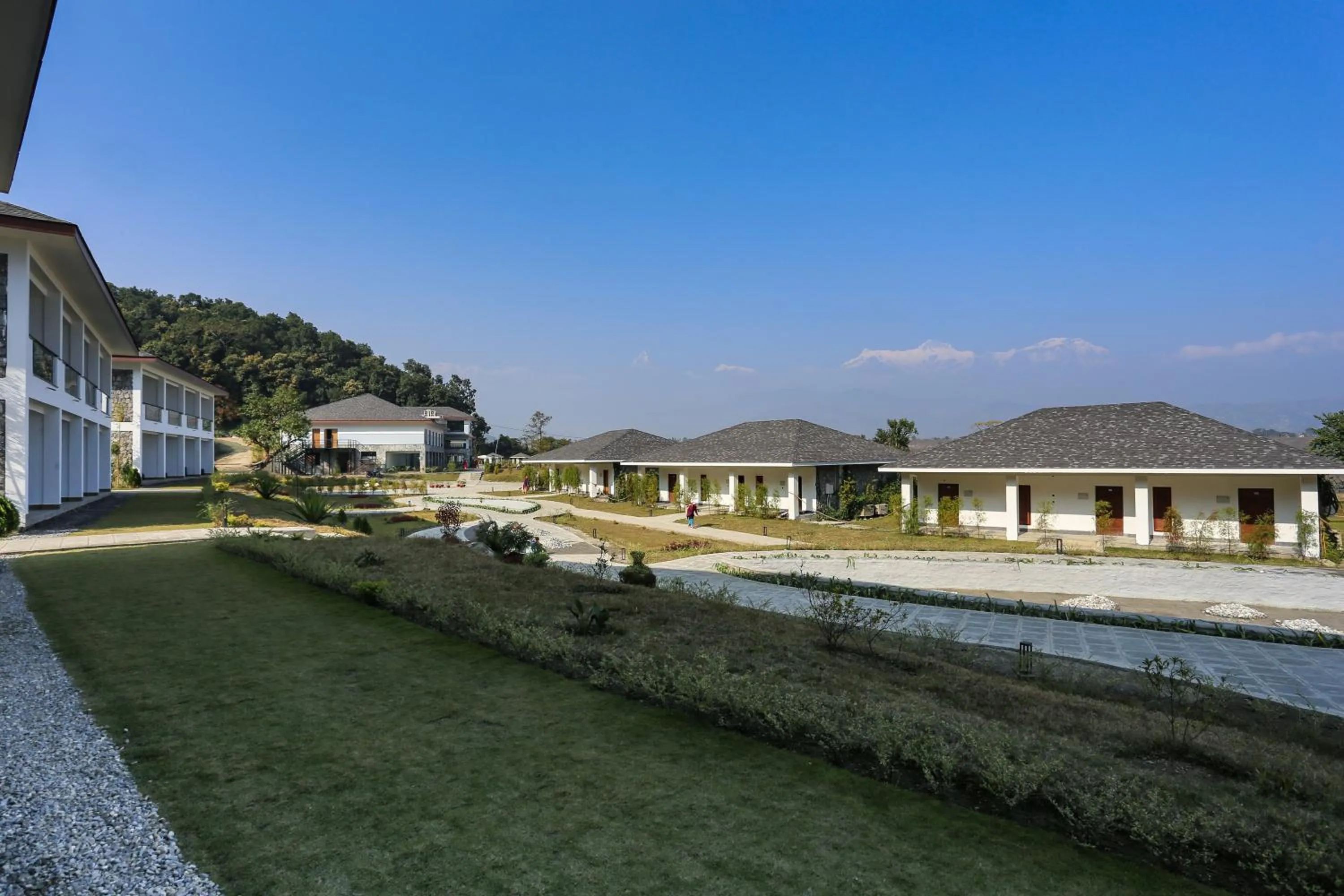 Garden in Mountain Glory Forest Resort and Spa, Pokhara
