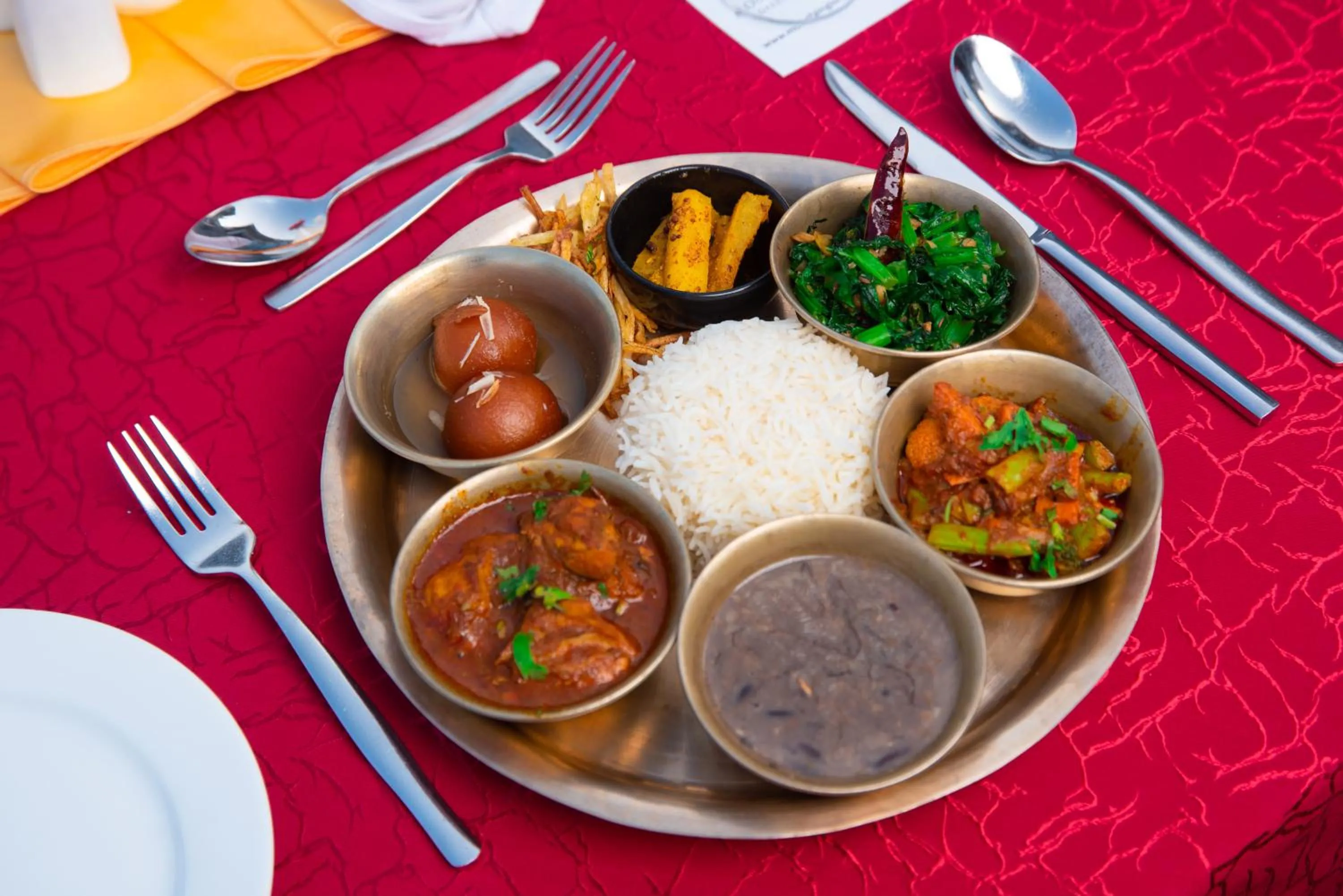 Lunch in Mountain Glory Forest Resort and Spa, Pokhara