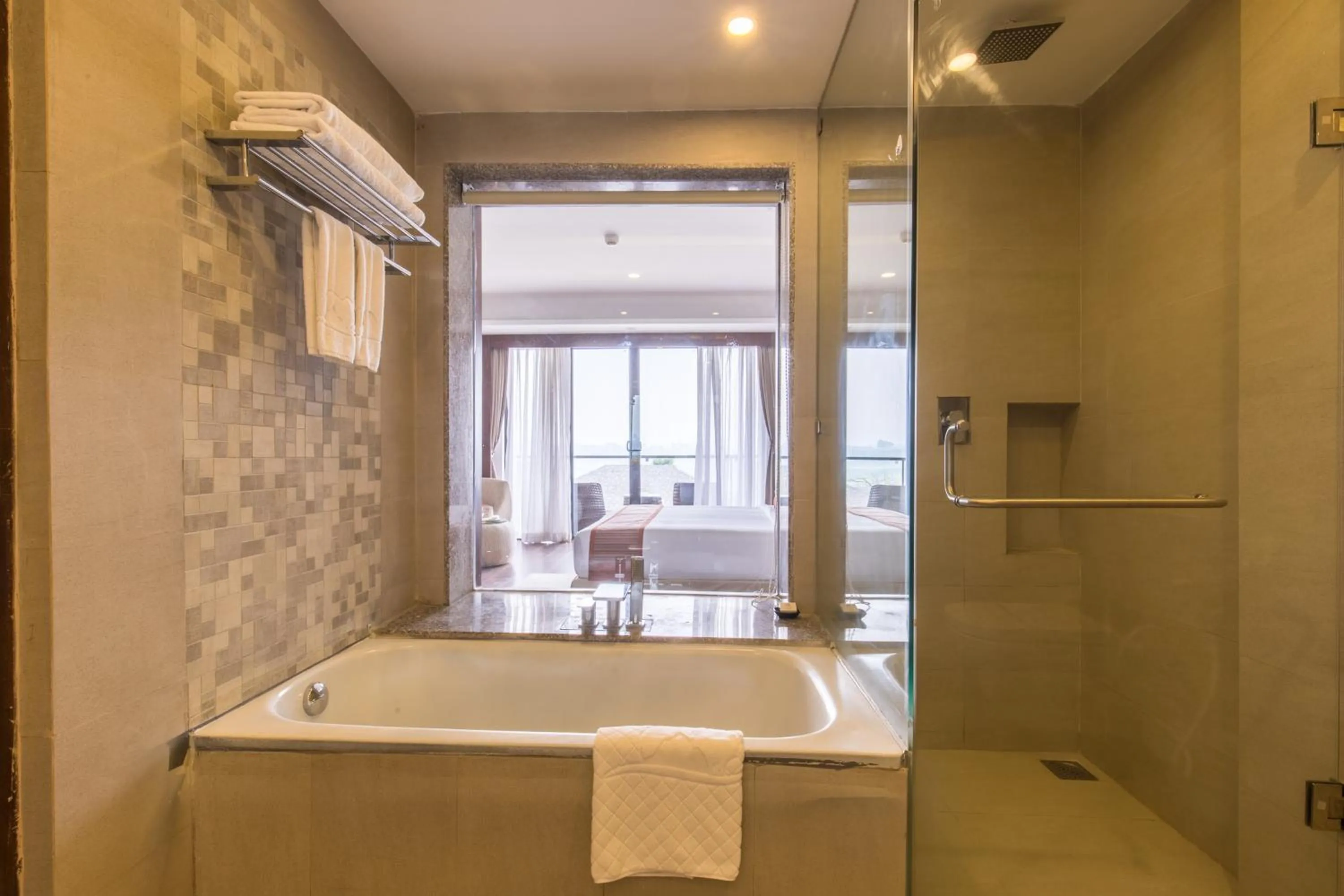 Bathroom in Mountain Glory Forest Resort and Spa, Pokhara