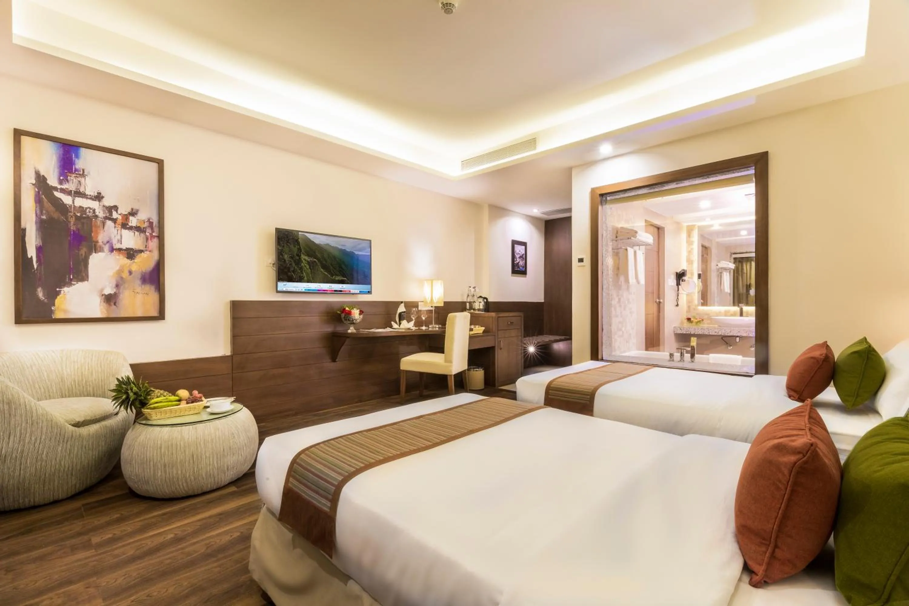 Bedroom in Mountain Glory Forest Resort and Spa, Pokhara