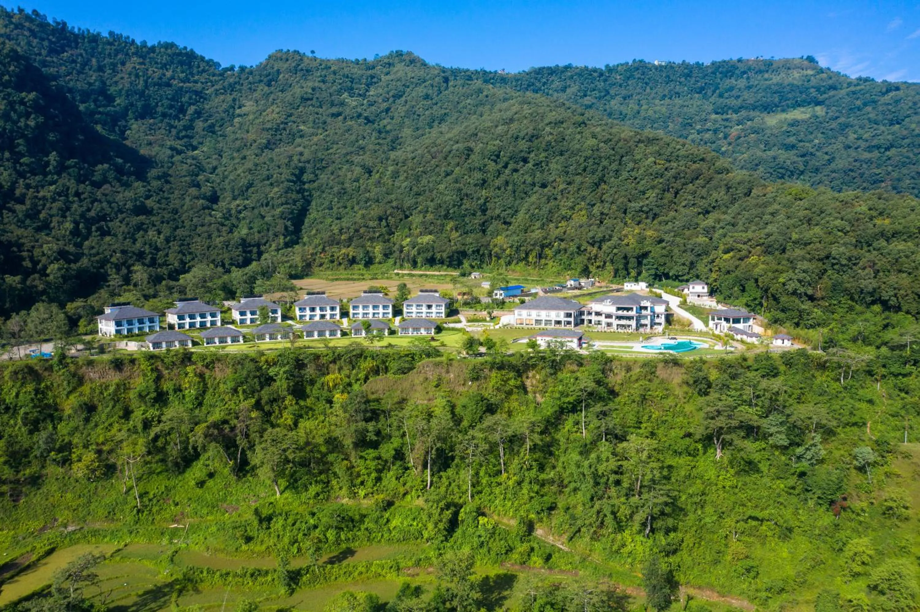 Bird's eye view in Mountain Glory Forest Resort and Spa, Pokhara