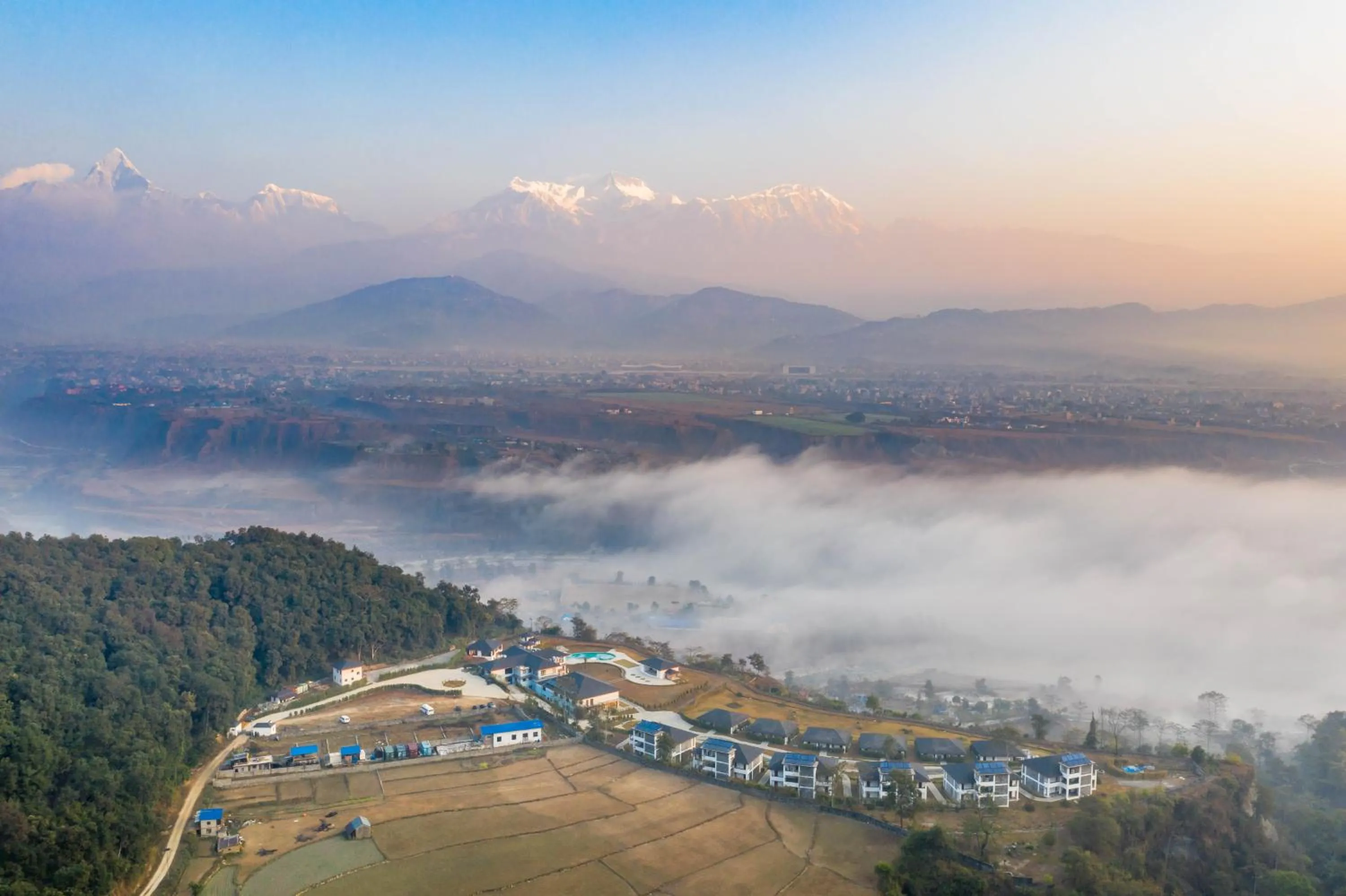 Natural landscape in Mountain Glory Forest Resort and Spa, Pokhara