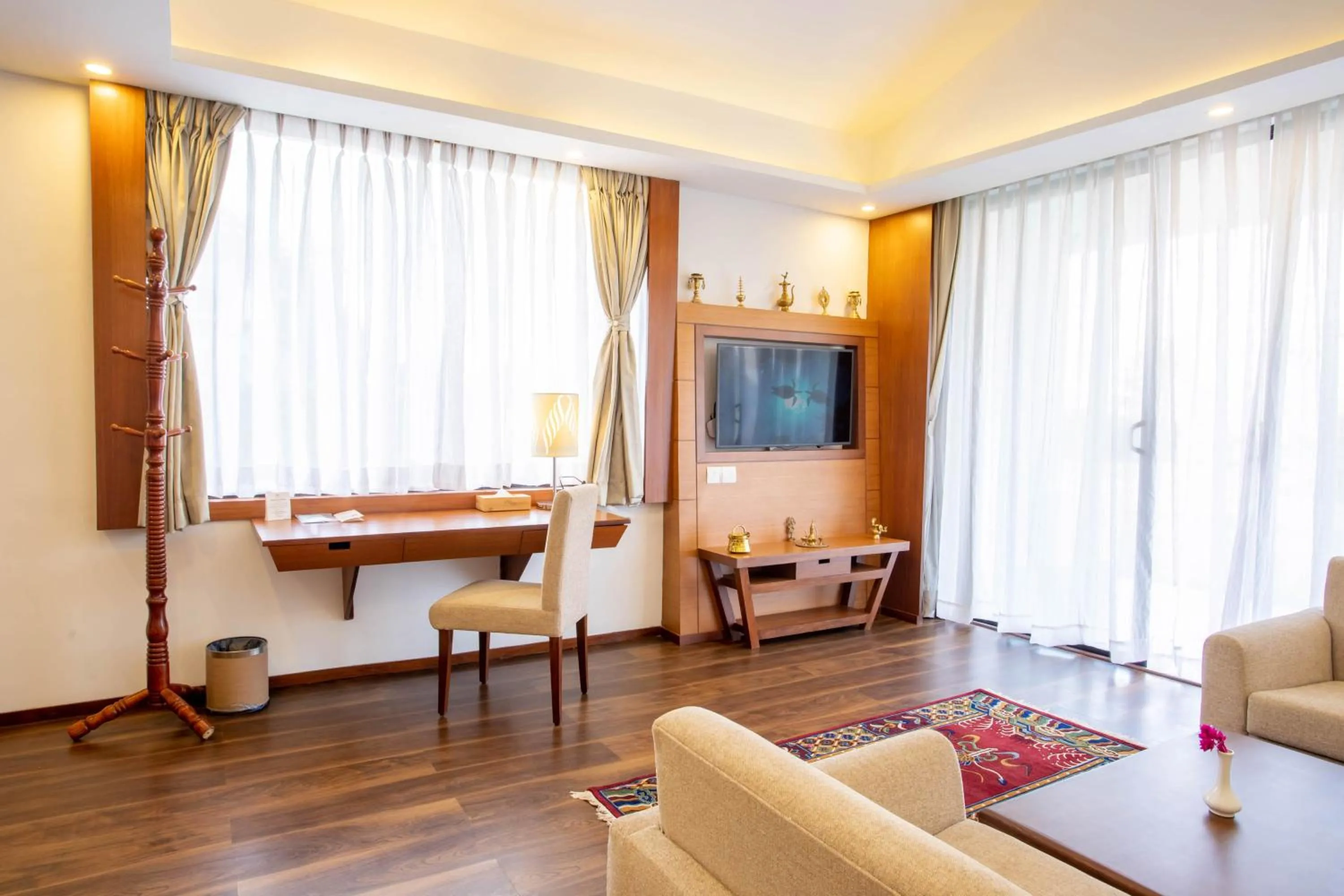 Seating area in Mountain Glory Forest Resort and Spa, Pokhara