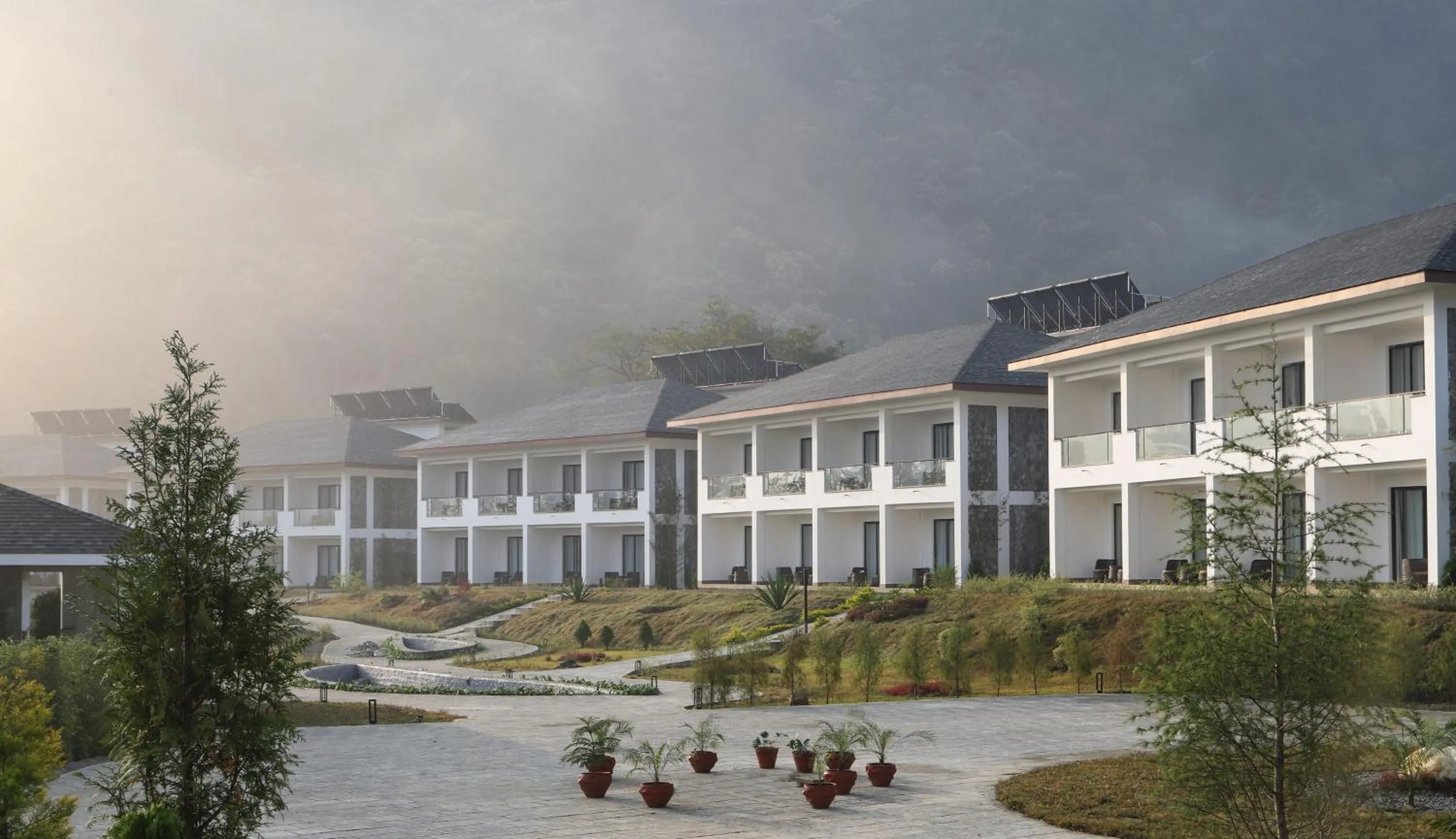 Property building in Mountain Glory Forest Resort and Spa, Pokhara