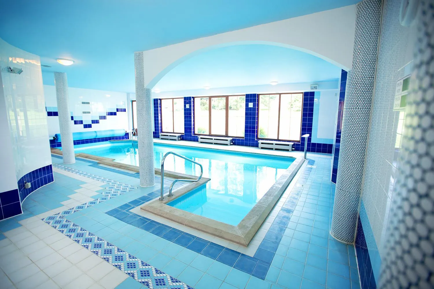 Swimming pool in Hotel U Loubů