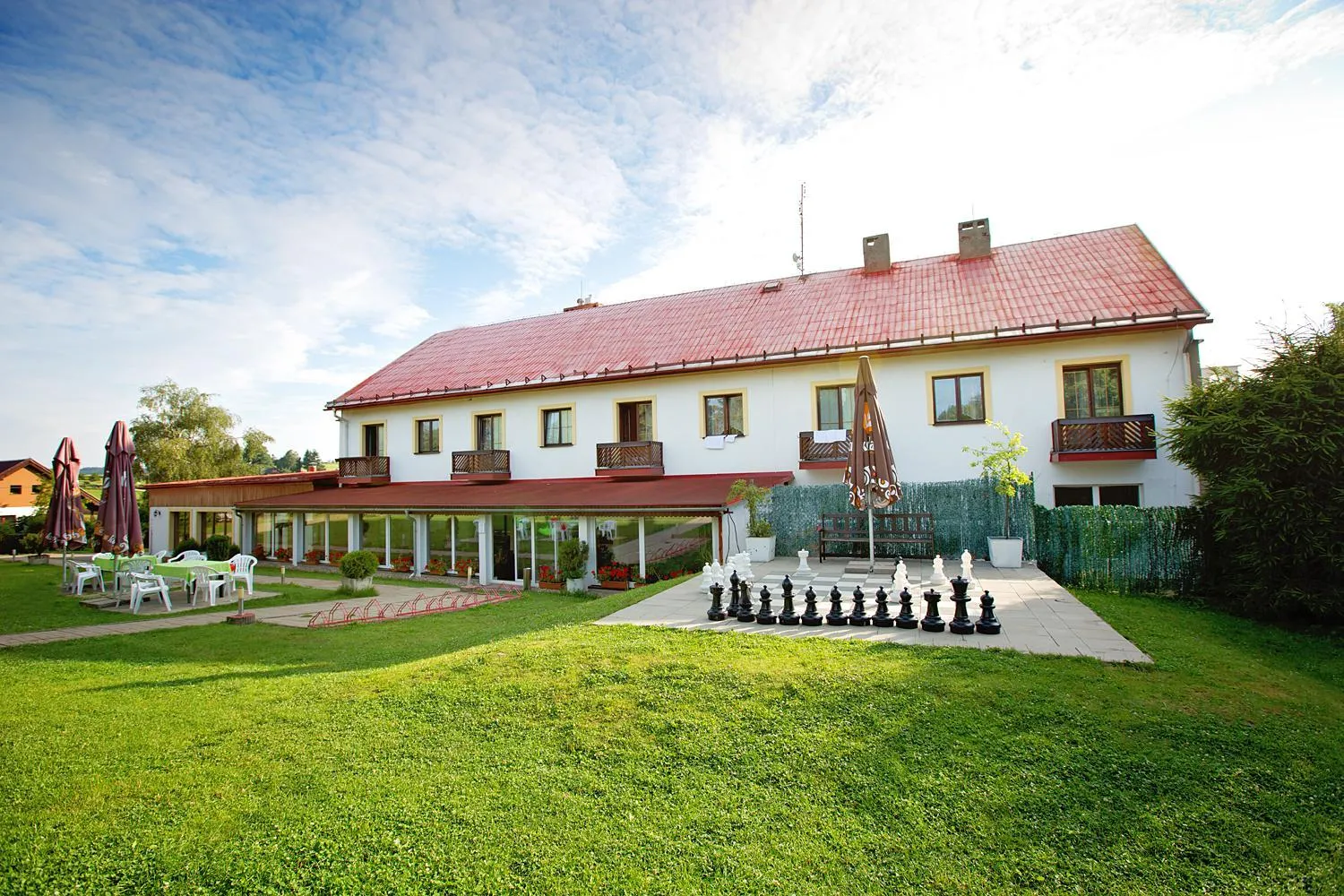 Facade/entrance in Hotel U Loubů
