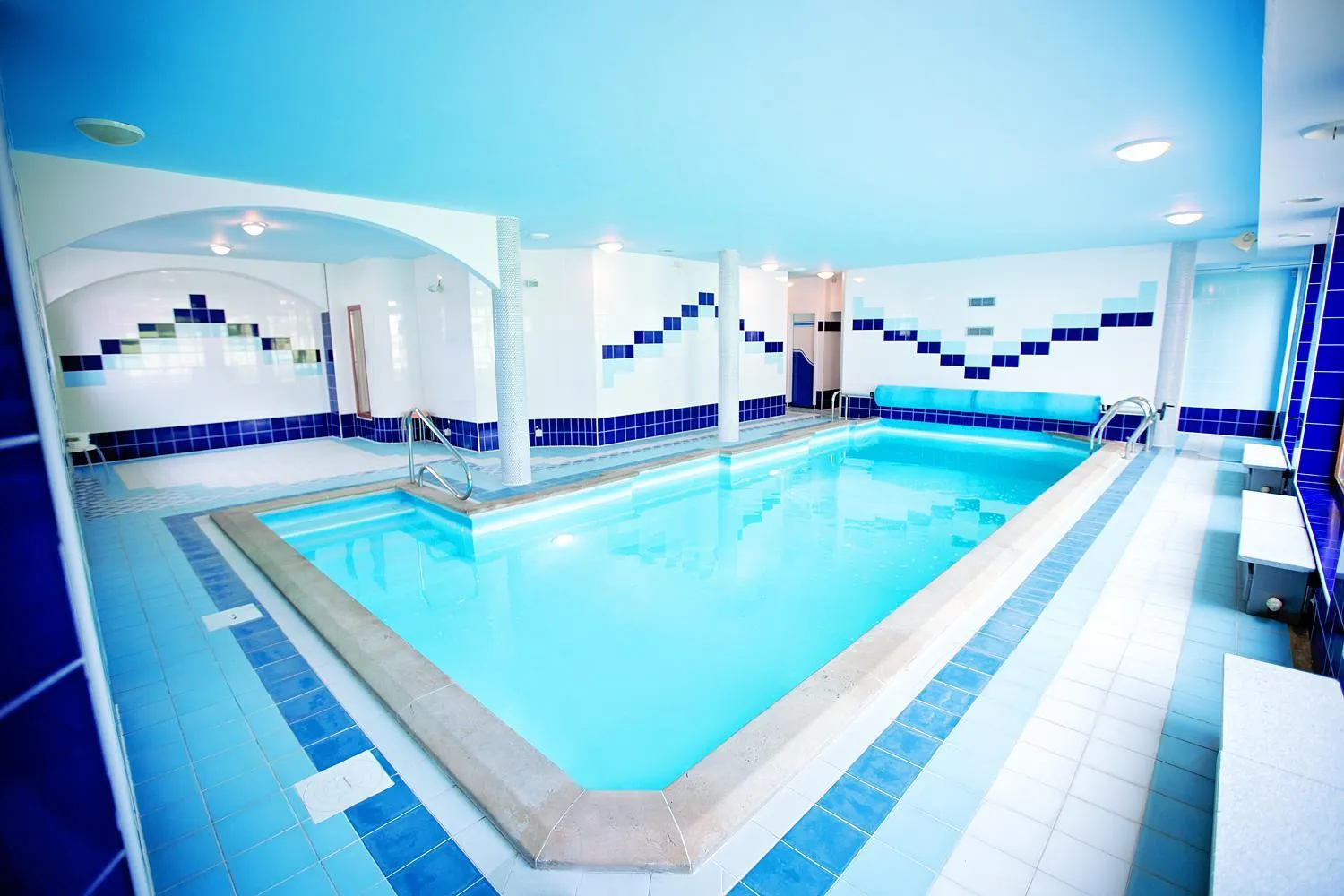 Swimming pool in Hotel U Loubů