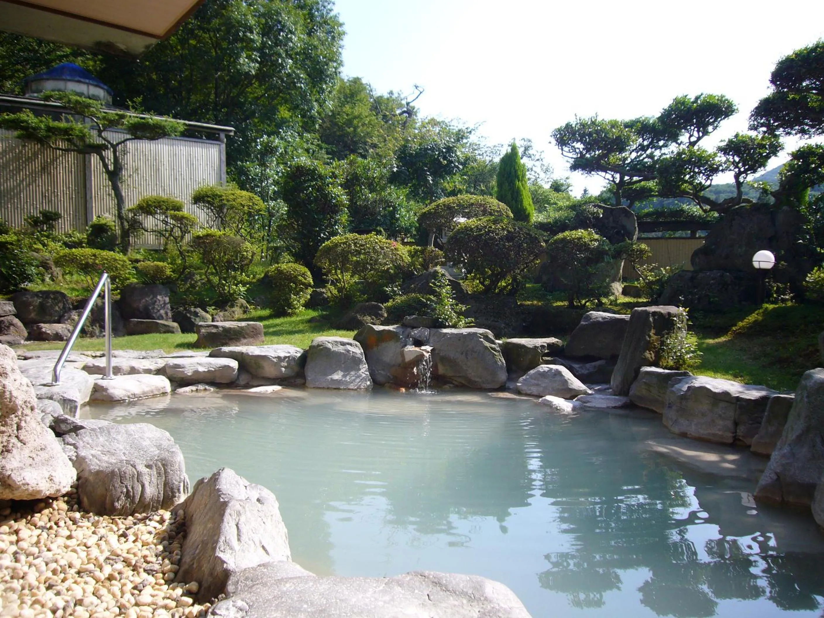 Hot Spring Bath in Unzen Sky Hotel