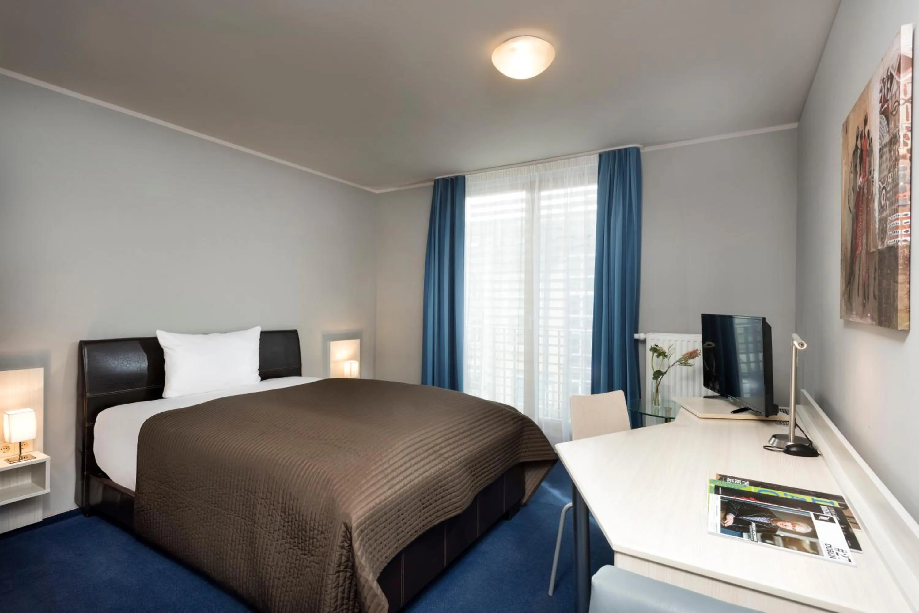 Bed in Hotel Ambassador-Berlin Grünau