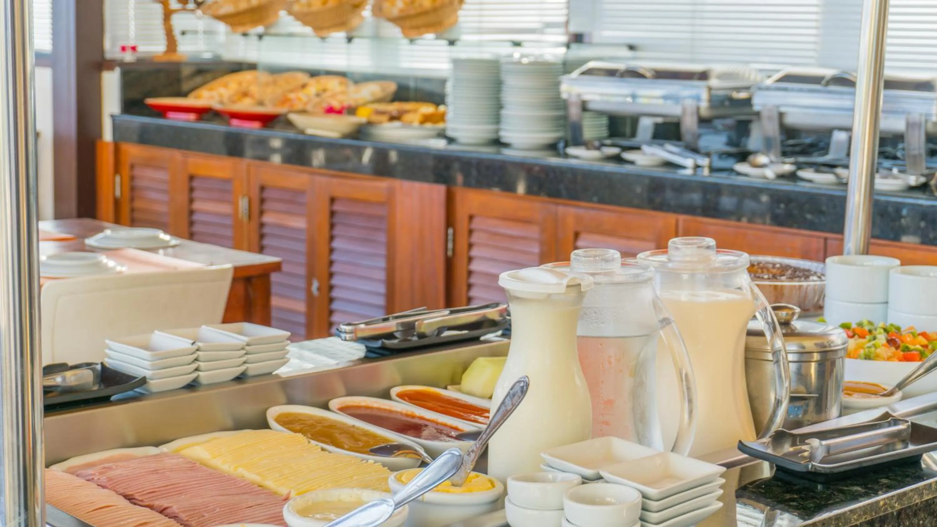 Buffet breakfast in Kristie Resort Natal Hotel