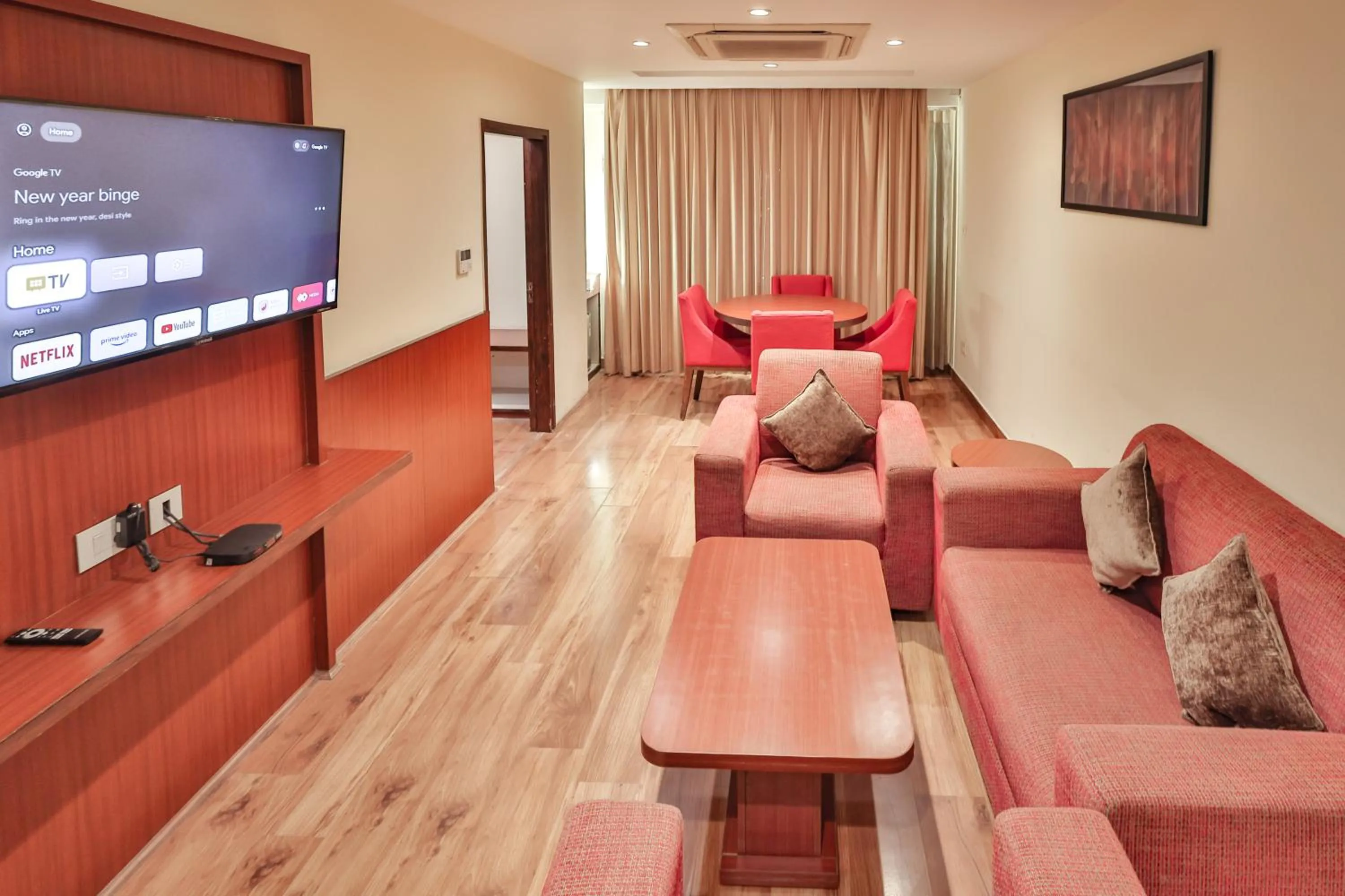 Living room in Hotel Cama