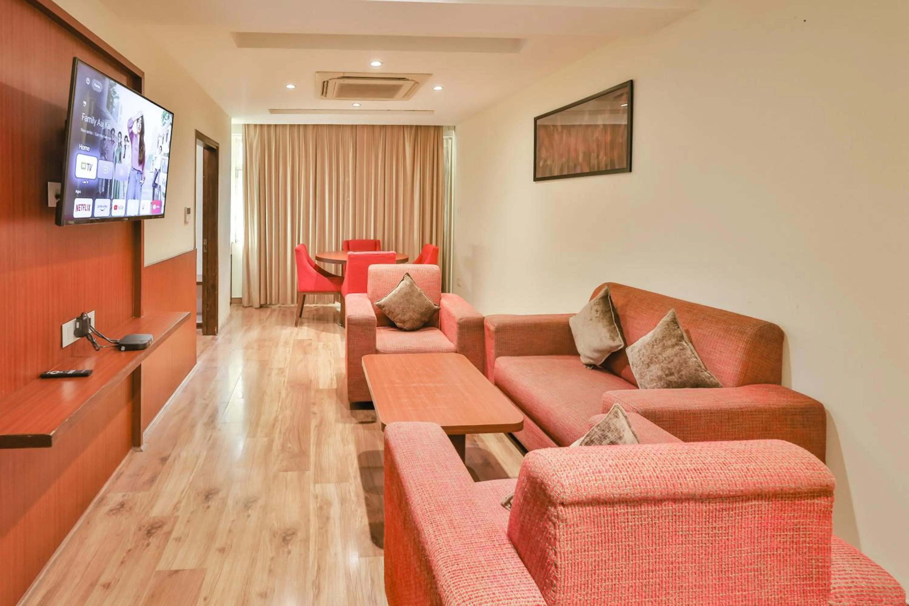 Living room in Hotel Cama