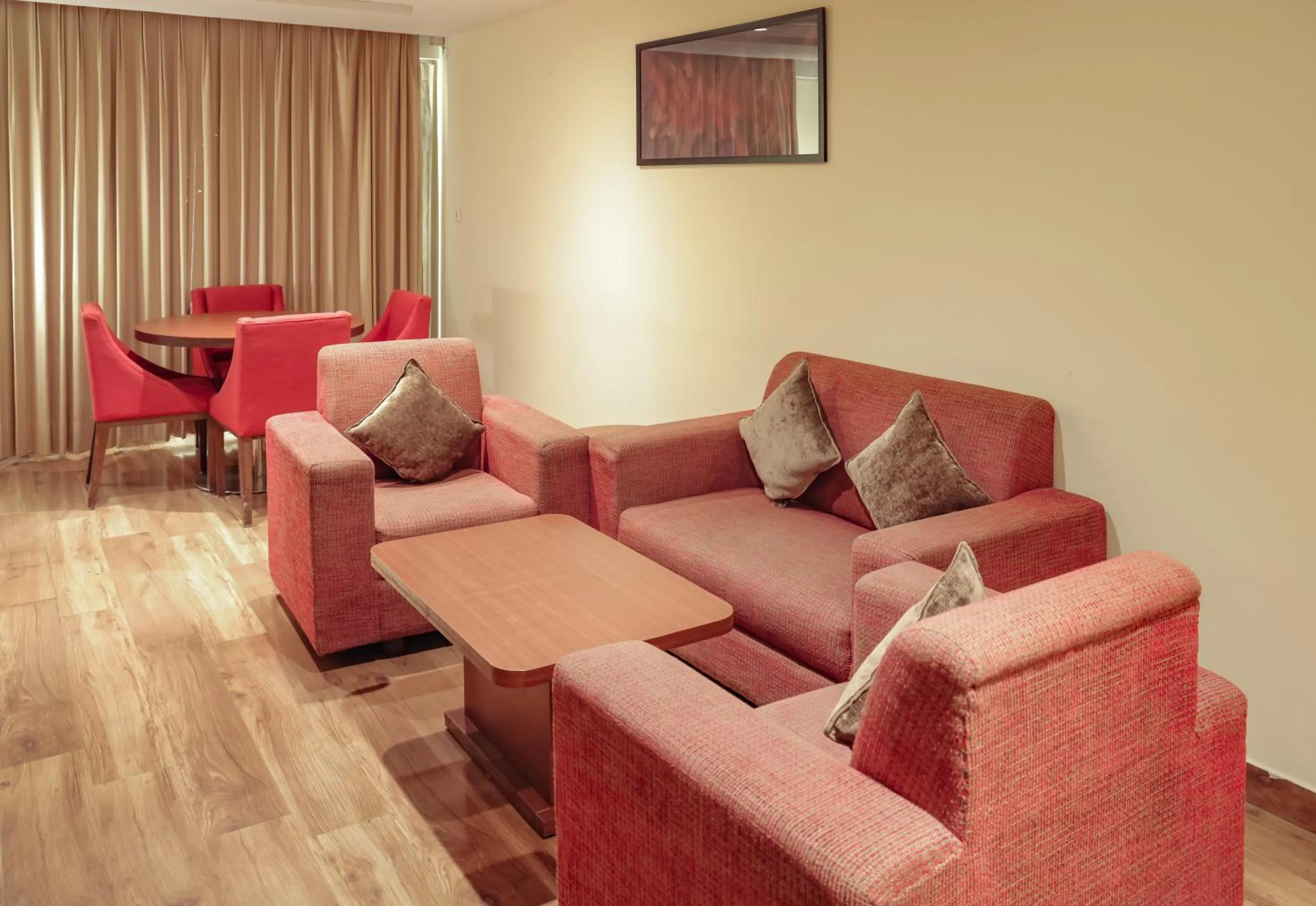 Living room in Hotel Cama