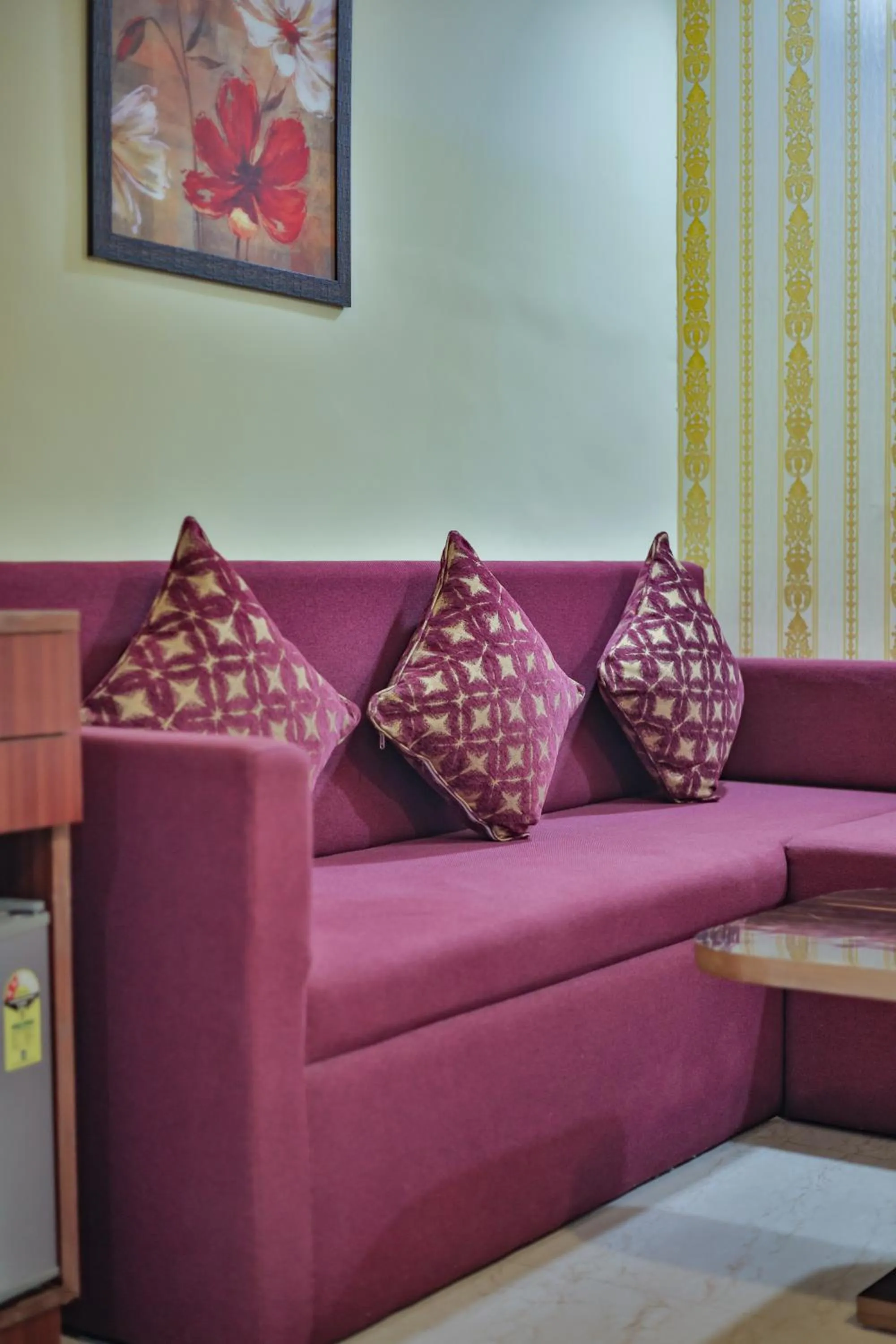 Living room in Hotel Cama