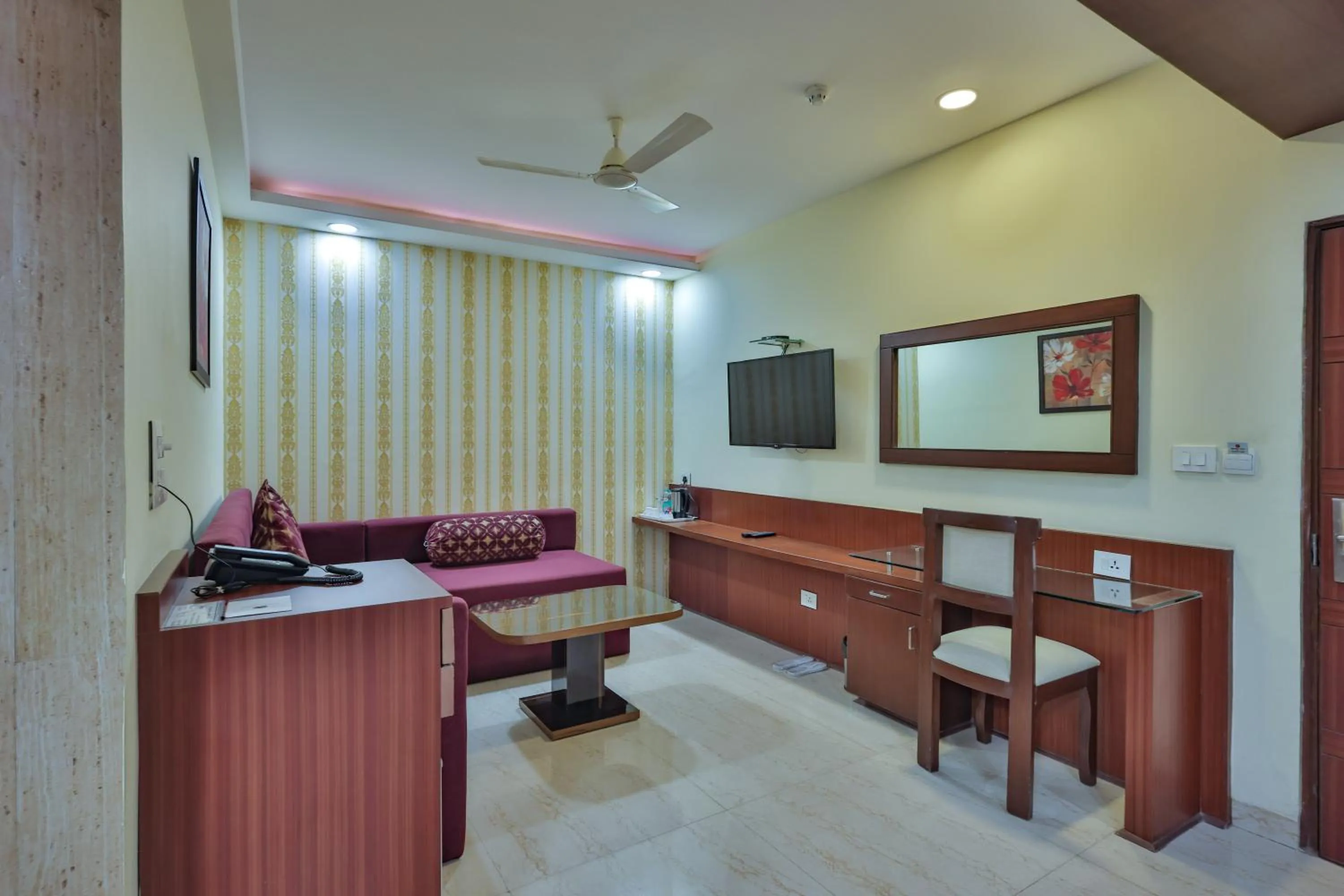 Living room in Hotel Cama