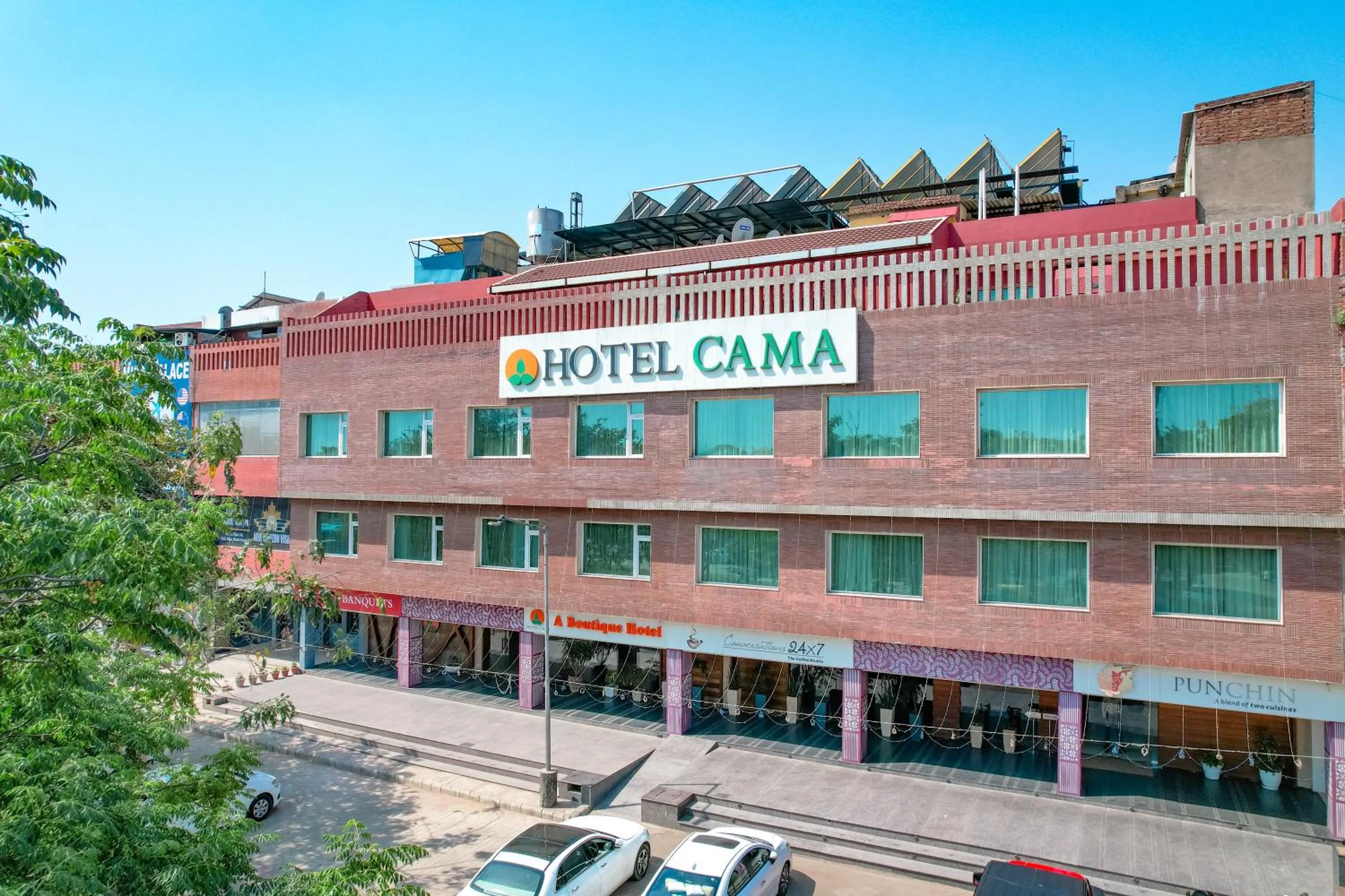 Property building in Hotel Cama