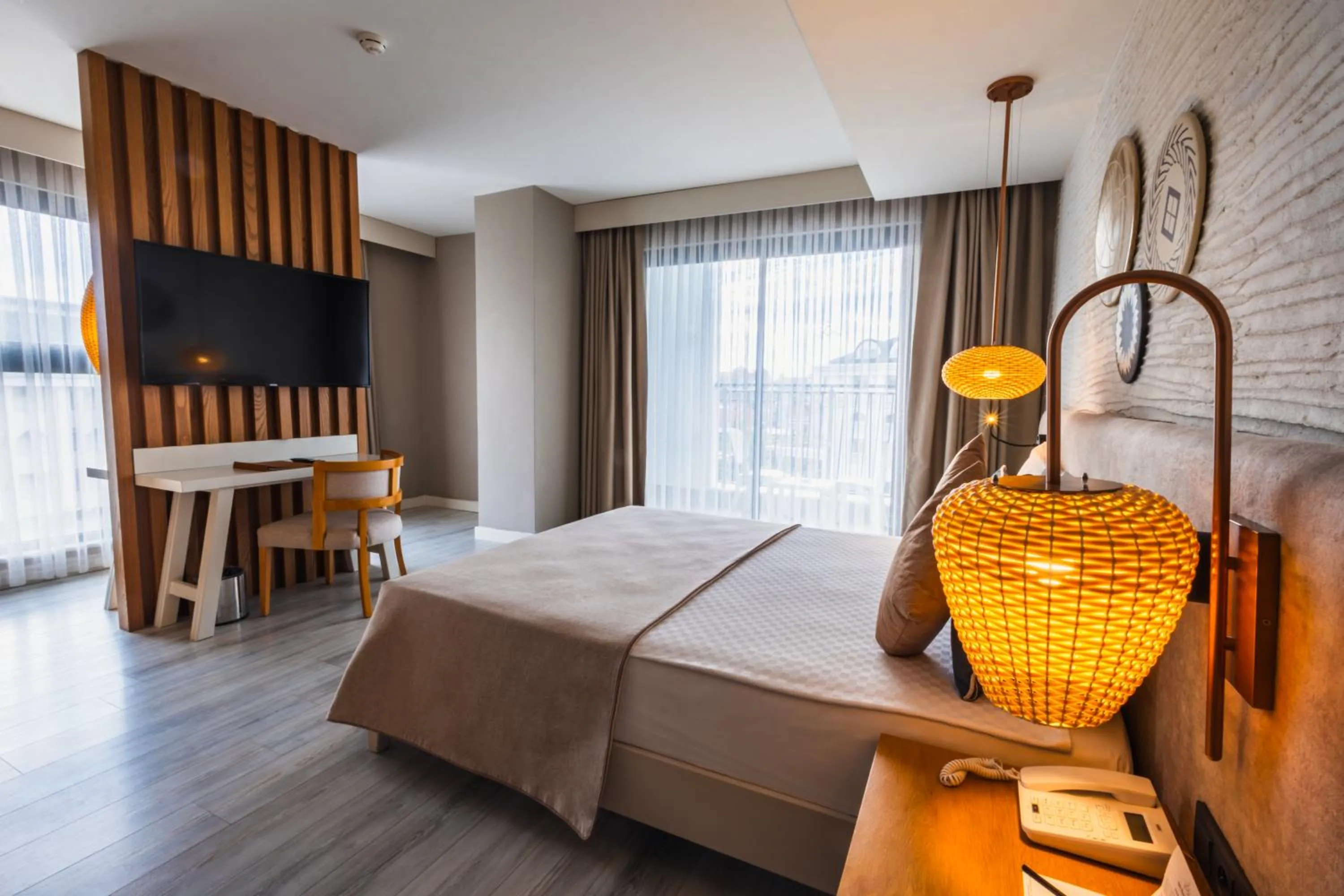 Bed in Side Royal Style Hotel