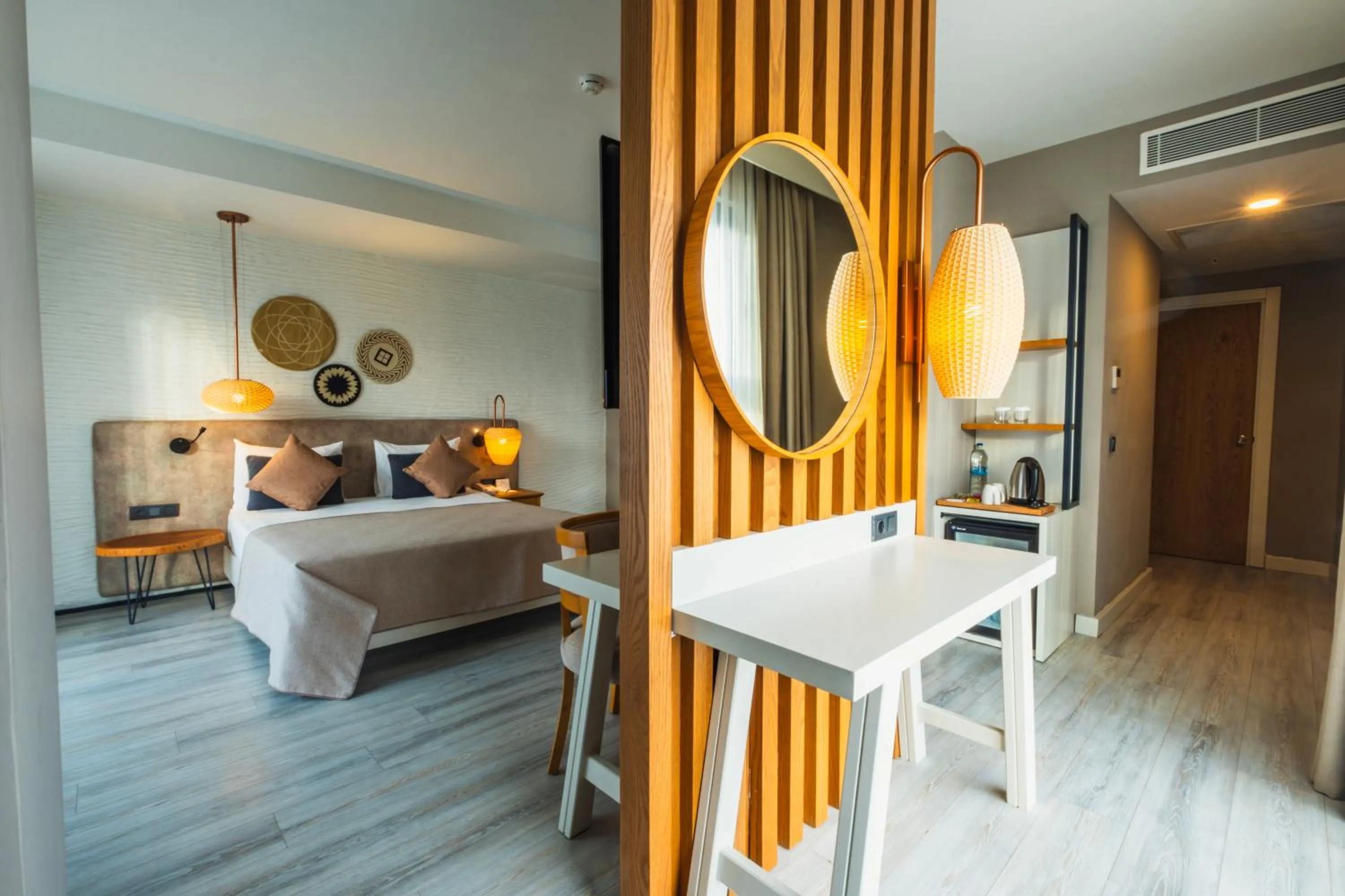 Bed in Side Royal Style Hotel