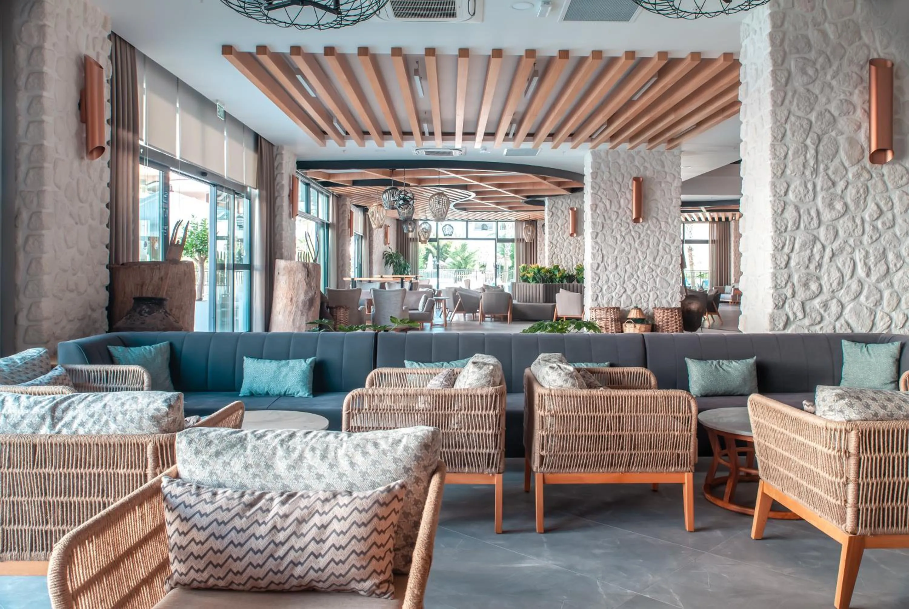 Communal lounge/ TV room in Side Royal Style Hotel