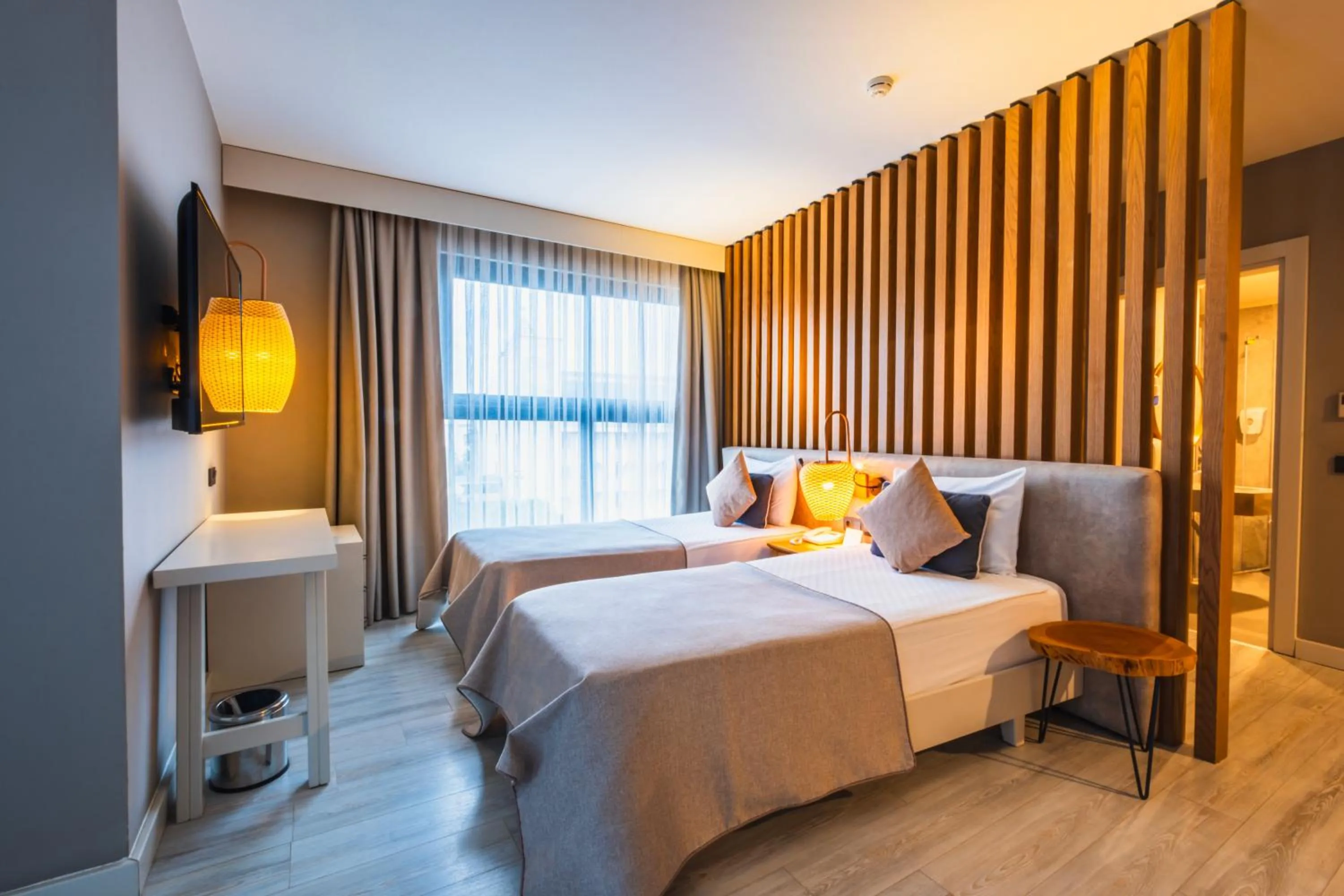 Bed in Side Royal Style Hotel